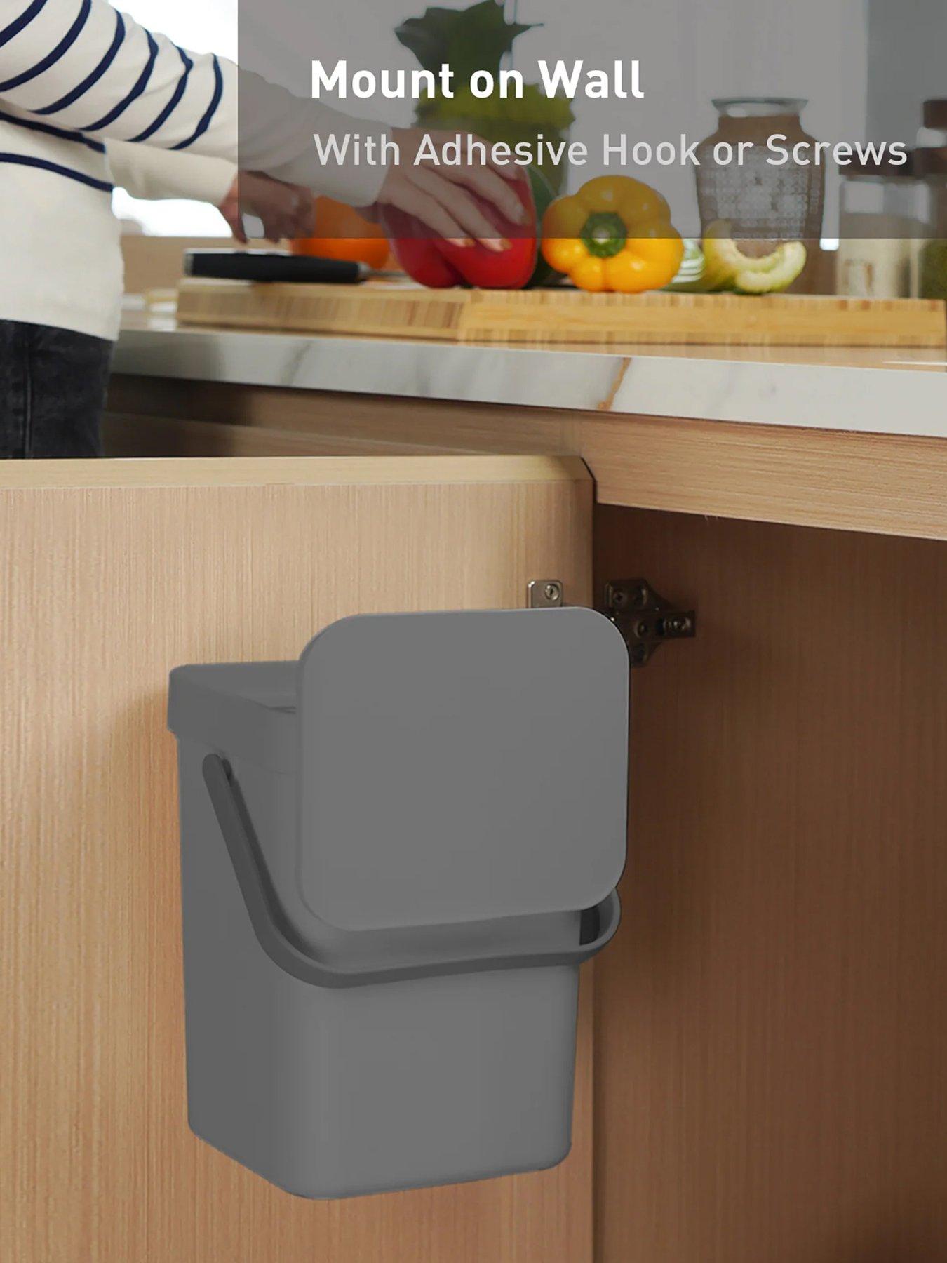 Image 3 of 5 of Eko Eko Caddy Cupboard Bin 5l - Grey