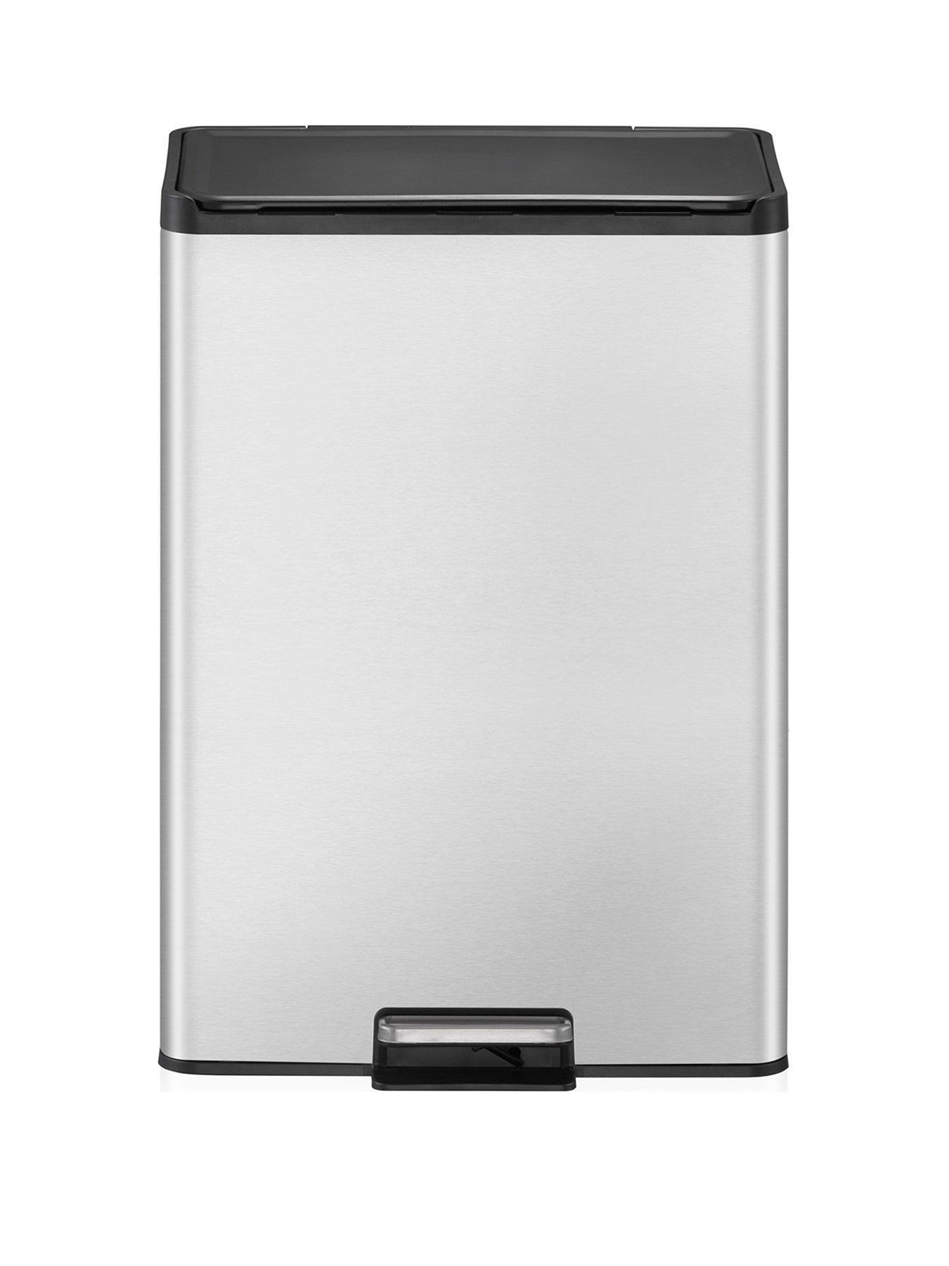 Image 2 of 4 of Eko Eko Essential Recycling Pedal Bin 20l+20l - Silver