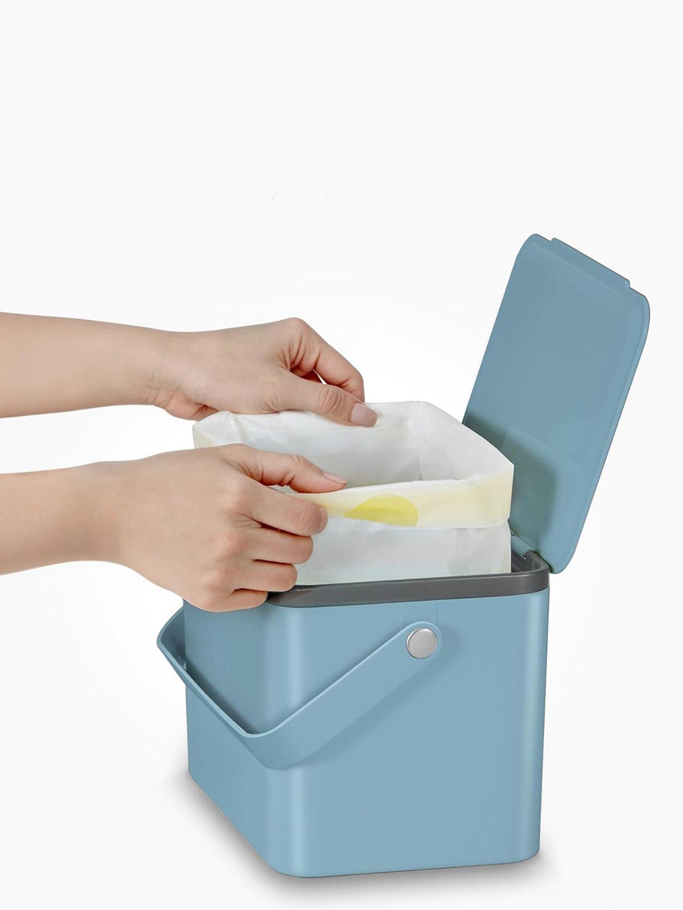 Image 4 of 4 of Eko Eko Deco Caddy Compost Bin 4l - Titanium Blue