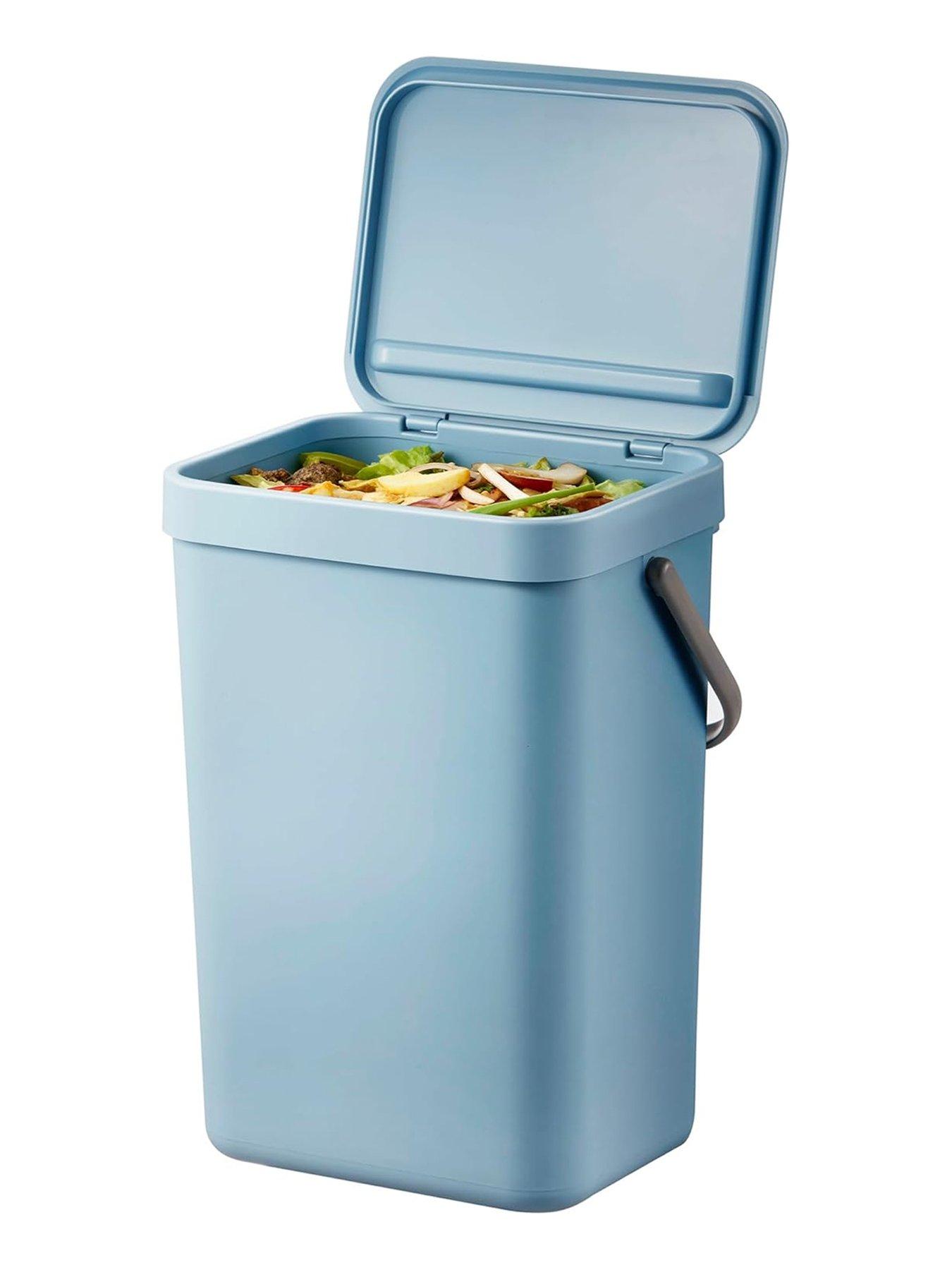 eko-puro-caddy-compost-bin-12l-titanium-blue