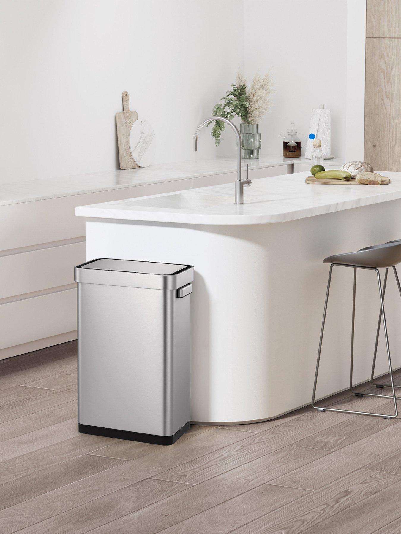 EKO Deluxe Mirage T Sensor Bin 50l - Silver