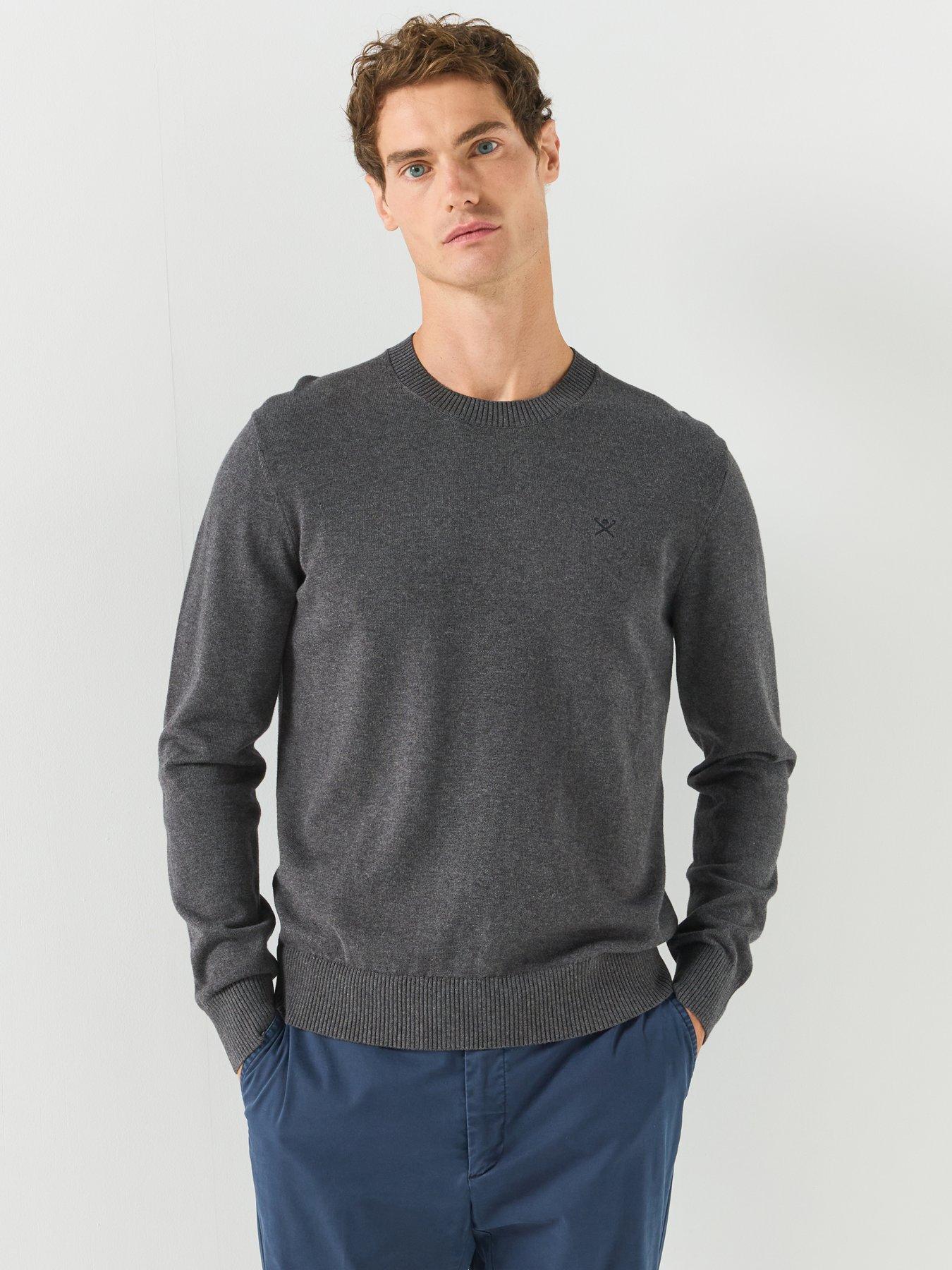 Hackett Hackett Essential Cotton Crew Knitted Jumper