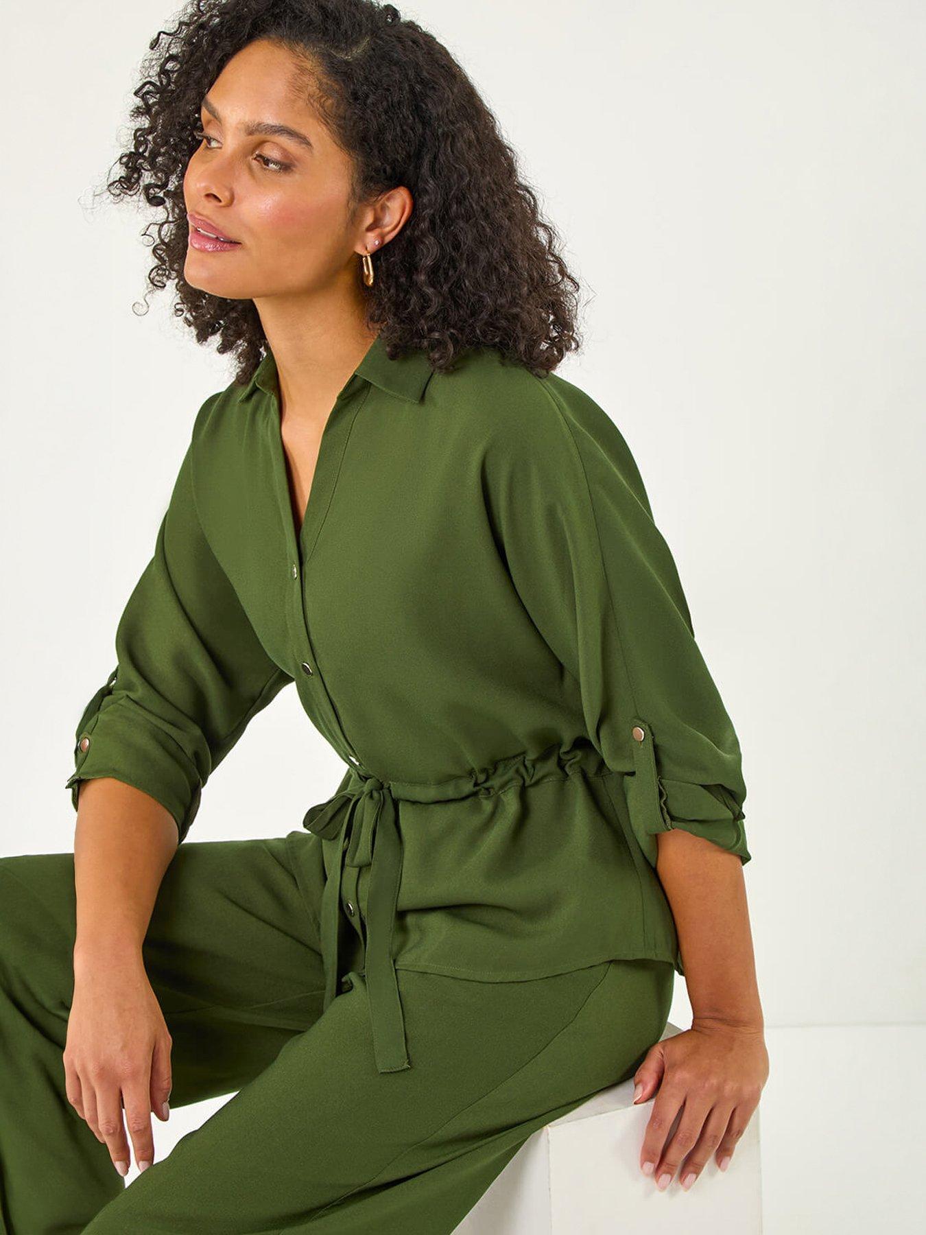 Roman Safari Tie Front Jacket