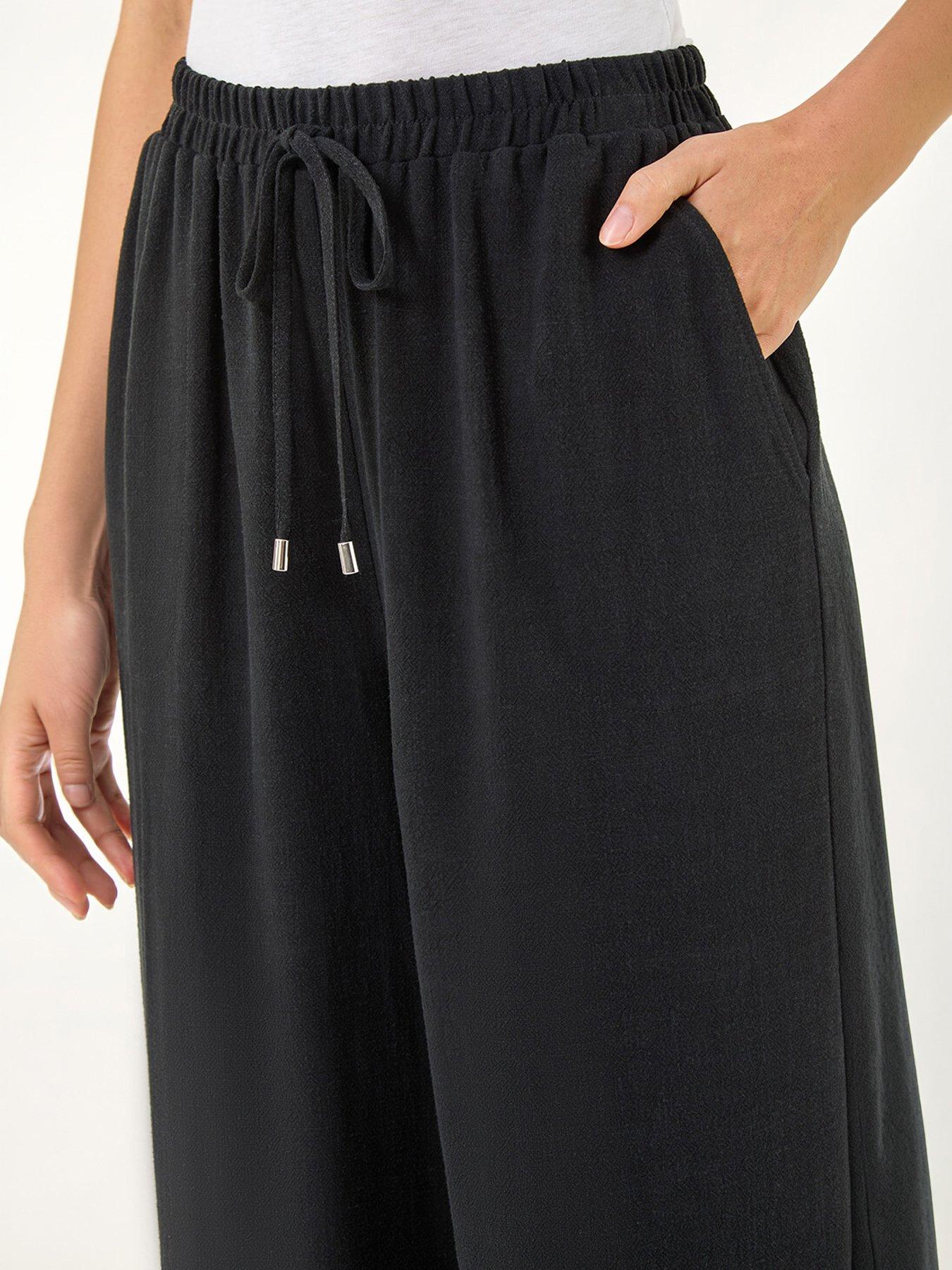 Image 2 of 5 of Roman Cropped Linen Trouser