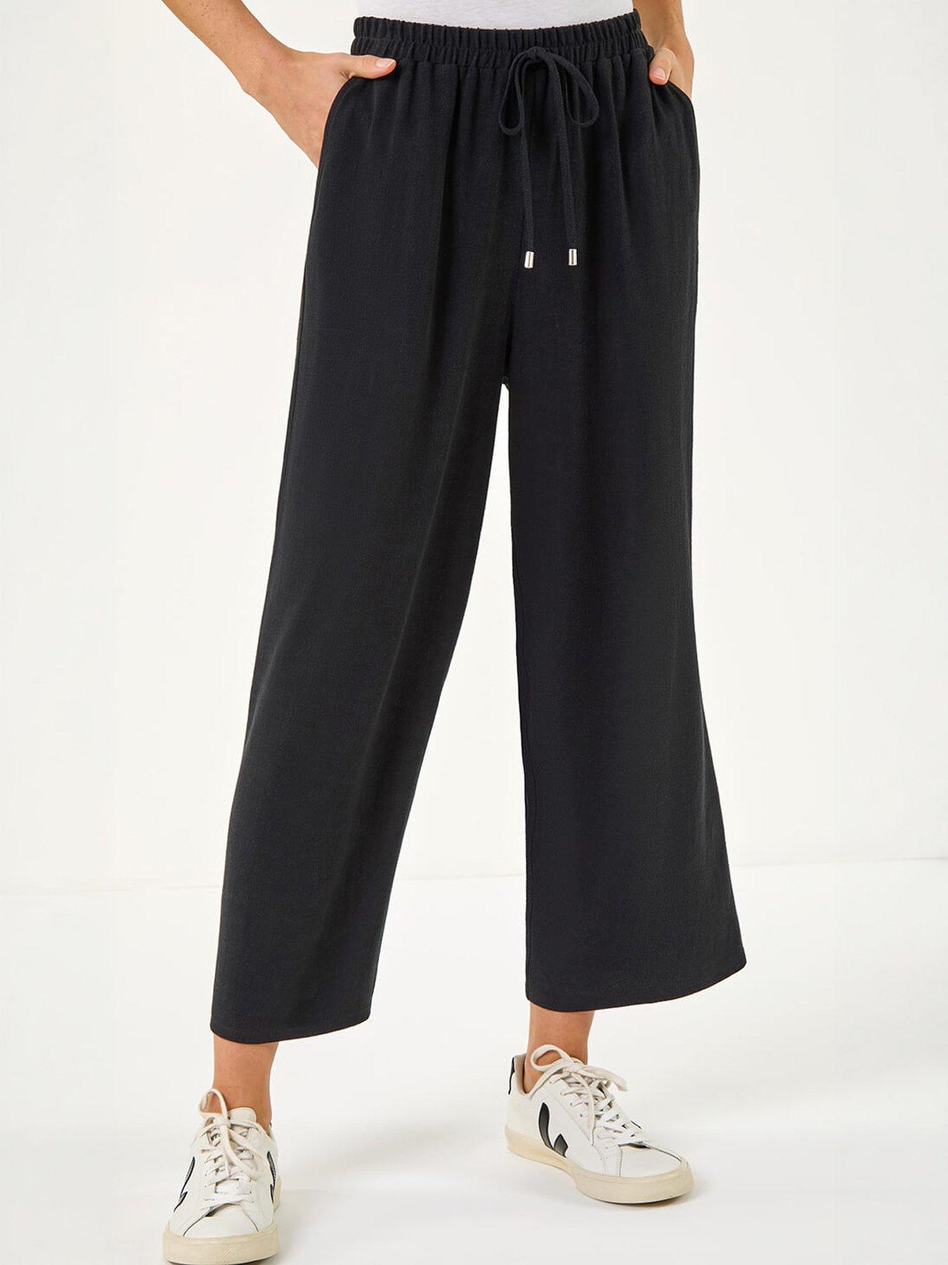 Image 3 of 5 of Roman Cropped Linen Trouser
