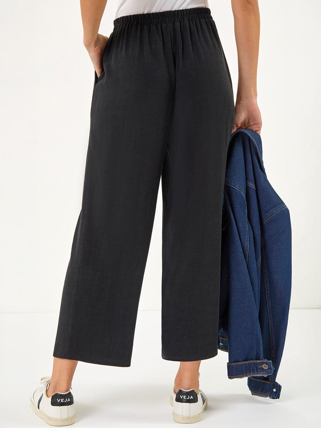 Image 4 of 5 of Roman Cropped Linen Trouser