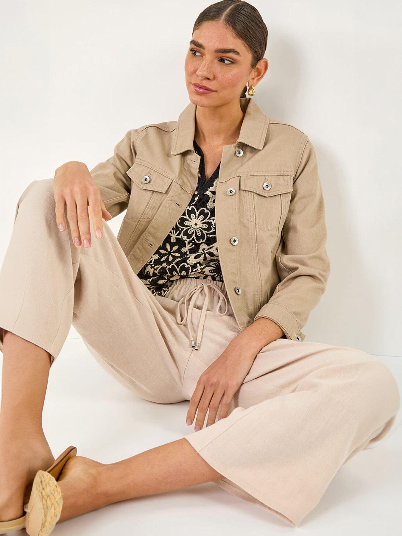 Image 1 of 5 of Roman Cropped Linen Trouser