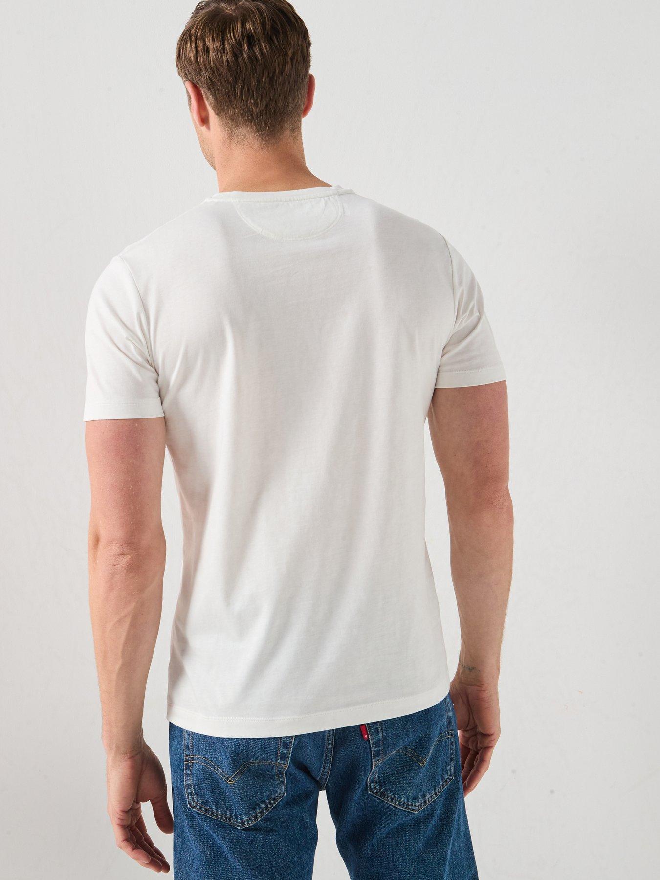 Image 2 of 5 of Hackett Graphic T-Shirt - White