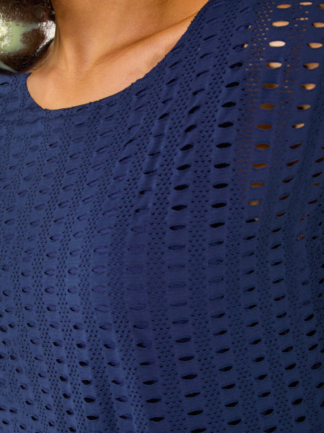 Image 2 of 5 of Roman Cut Out Detail Stretch Top