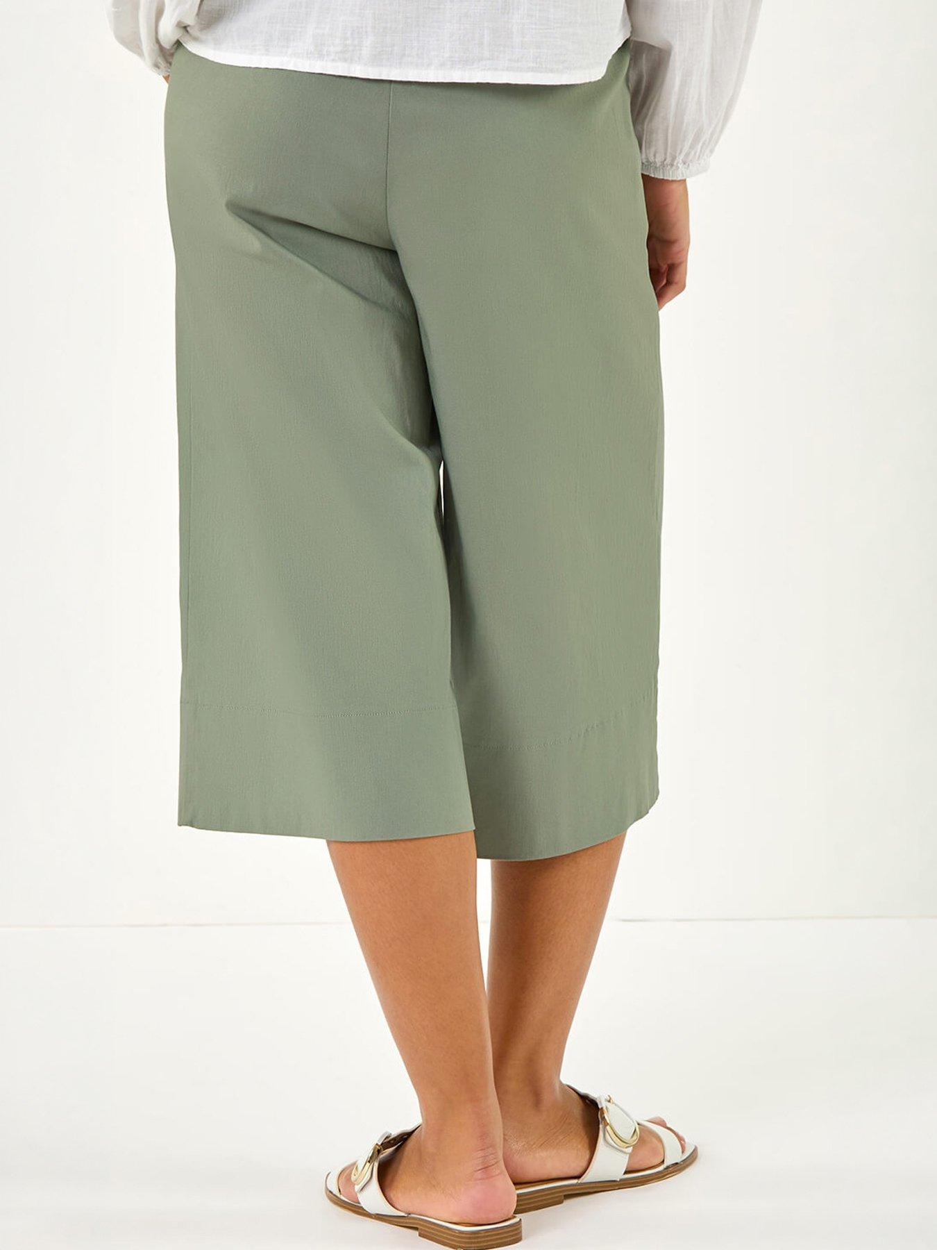  image of roman-wide-hem-cropped-trouser