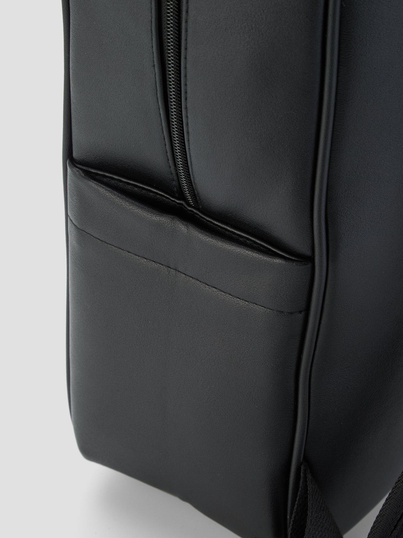 Image 4 of 5 of Jack & Jones Mens Jack &amp; Jones Tatum Zip Backpack - Black