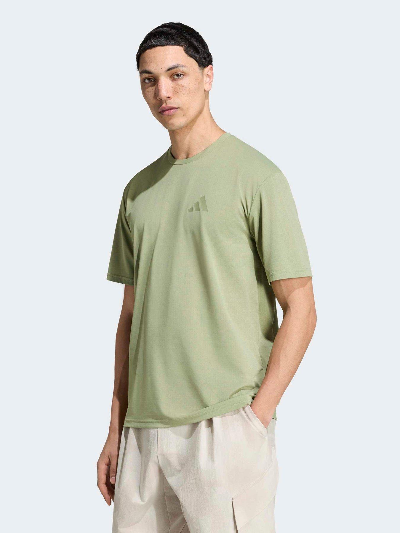 Image 1 of 5 of adidas Terrex Unisex Outdoor Logo Tech T-Shirt - Green