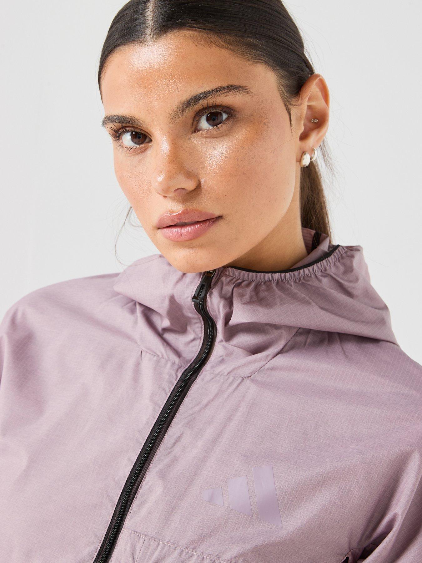 Image 4 of 6 of adidas Terrex Womens Trail Running Xpr Shell Jacket - Purple