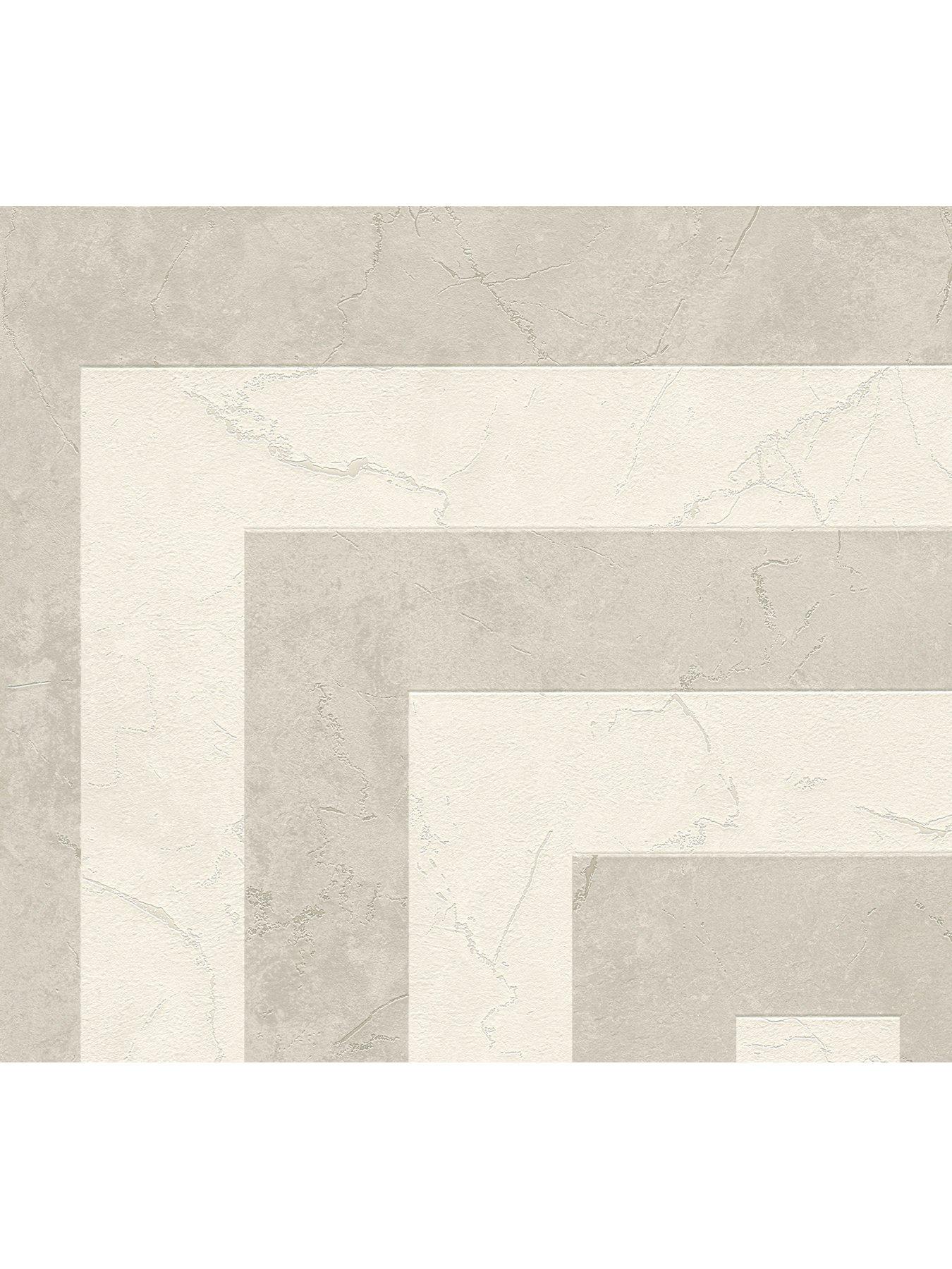 Image 3 of 4 of Versace Versace Greek Key Beige & Cream