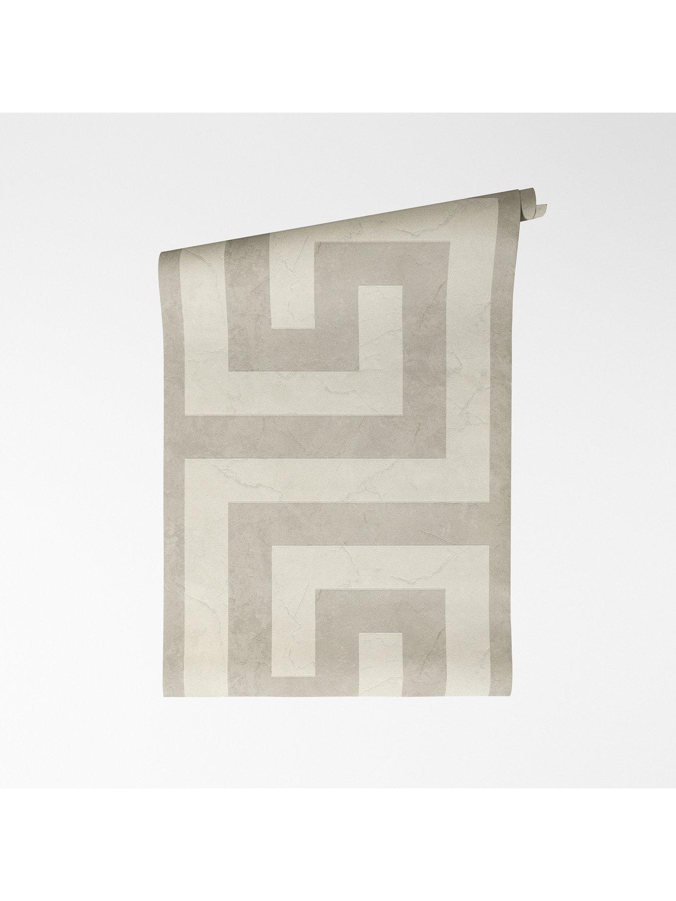 Image 4 of 4 of Versace Versace Greek Key Beige & Cream