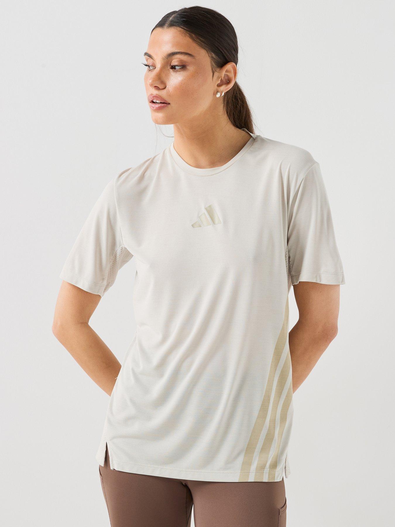 Image 1 of 6 of adidas Terrex Womens Trail Running Xpr T-Shirt - Beige