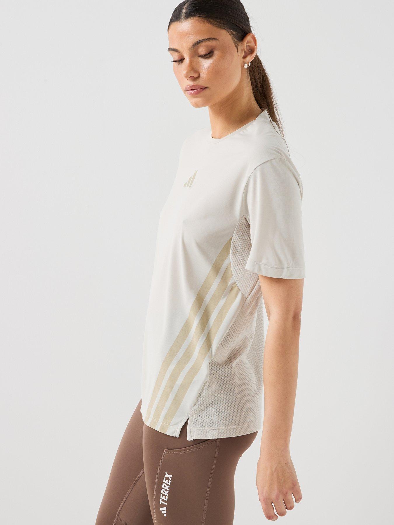 Image 5 of 6 of adidas Terrex Womens Trail Running Xpr T-Shirt - Beige
