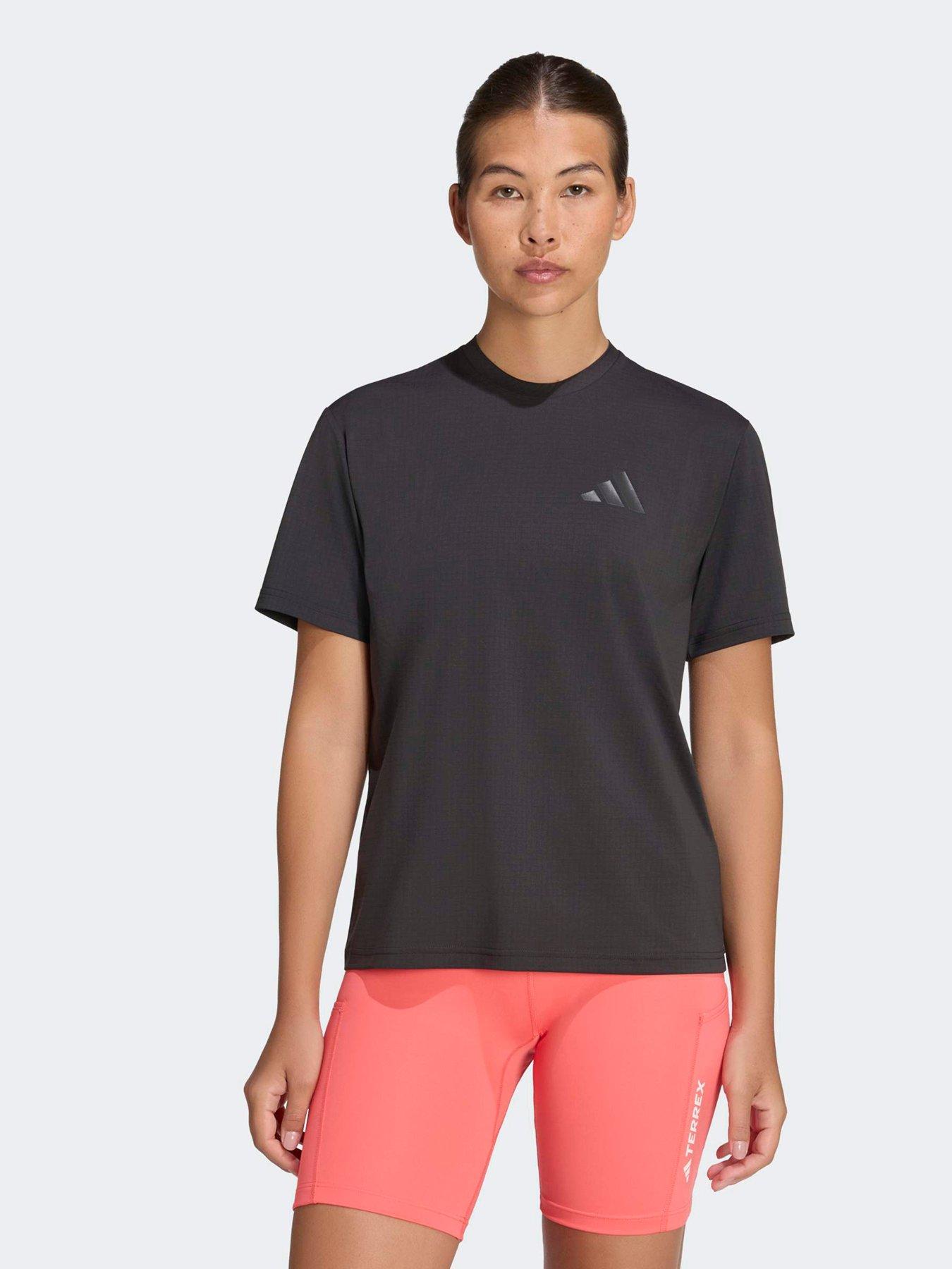 adidas Terrex Womens Outdoor Logo Tech T-Shirt - Black