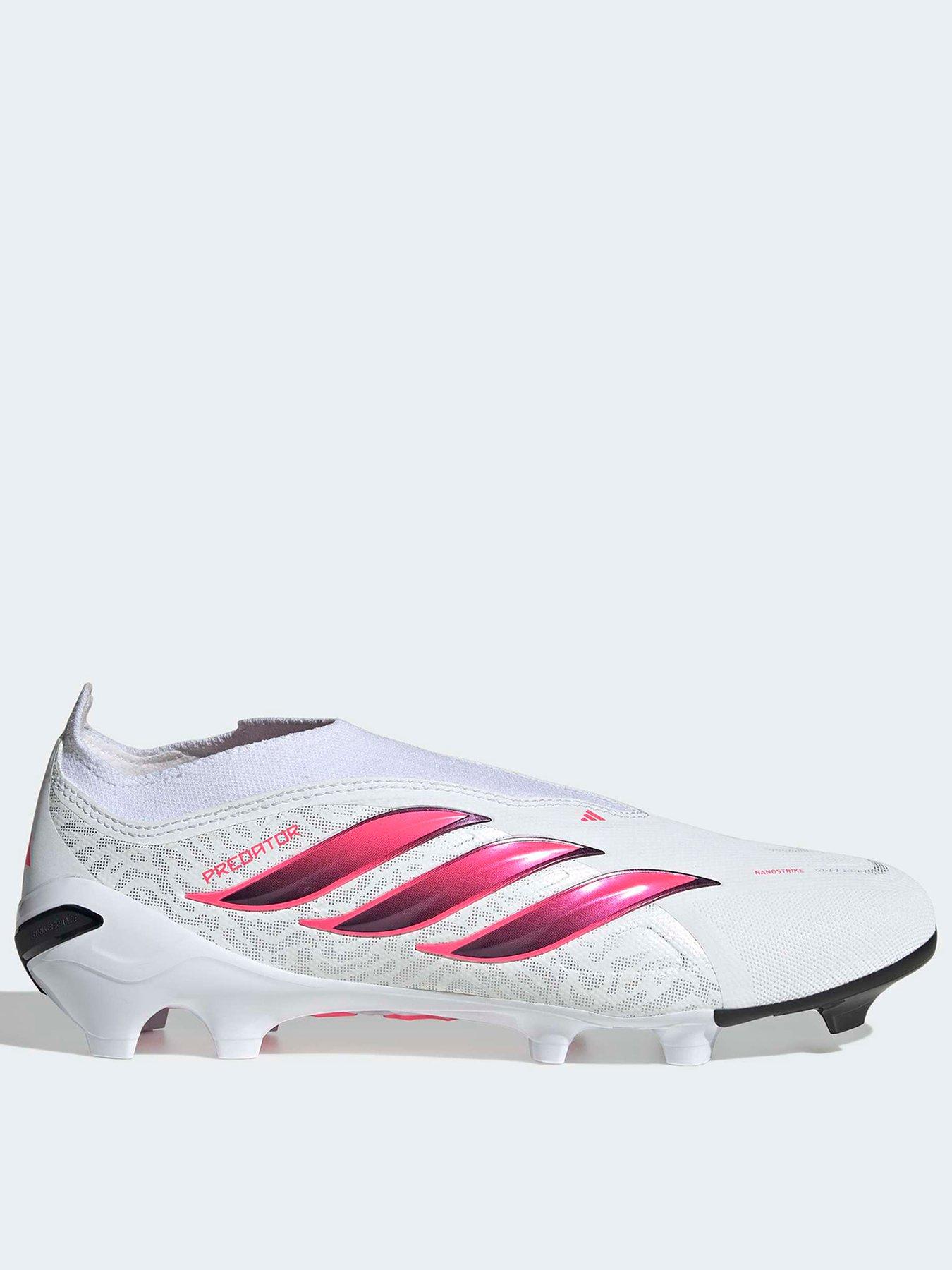 adidas Mens Predator League Laceless Firm Ground Football Boots - White