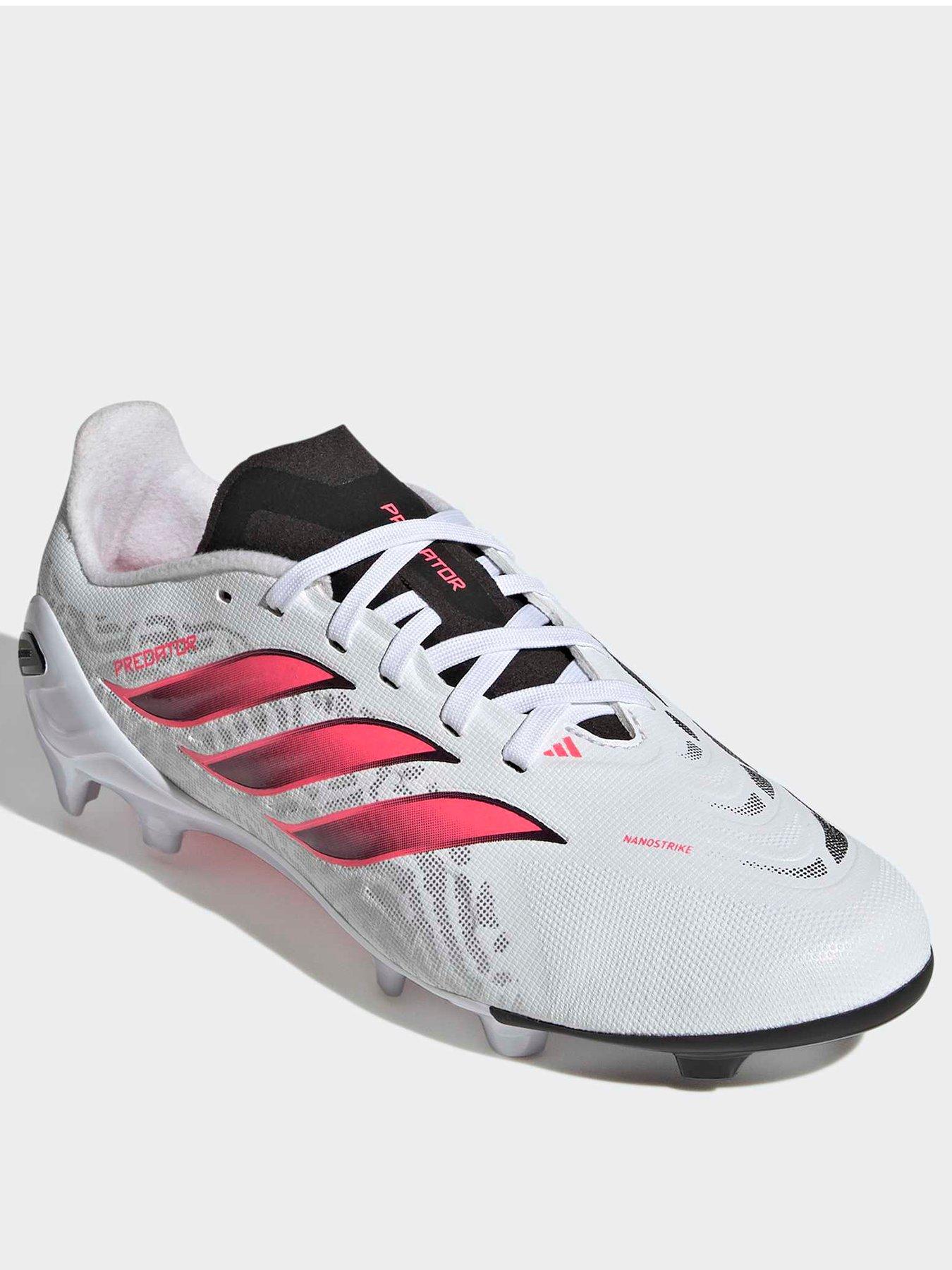 Image 2 of 6 of adidas Junior Predator League Firm Ground Football Boots - White