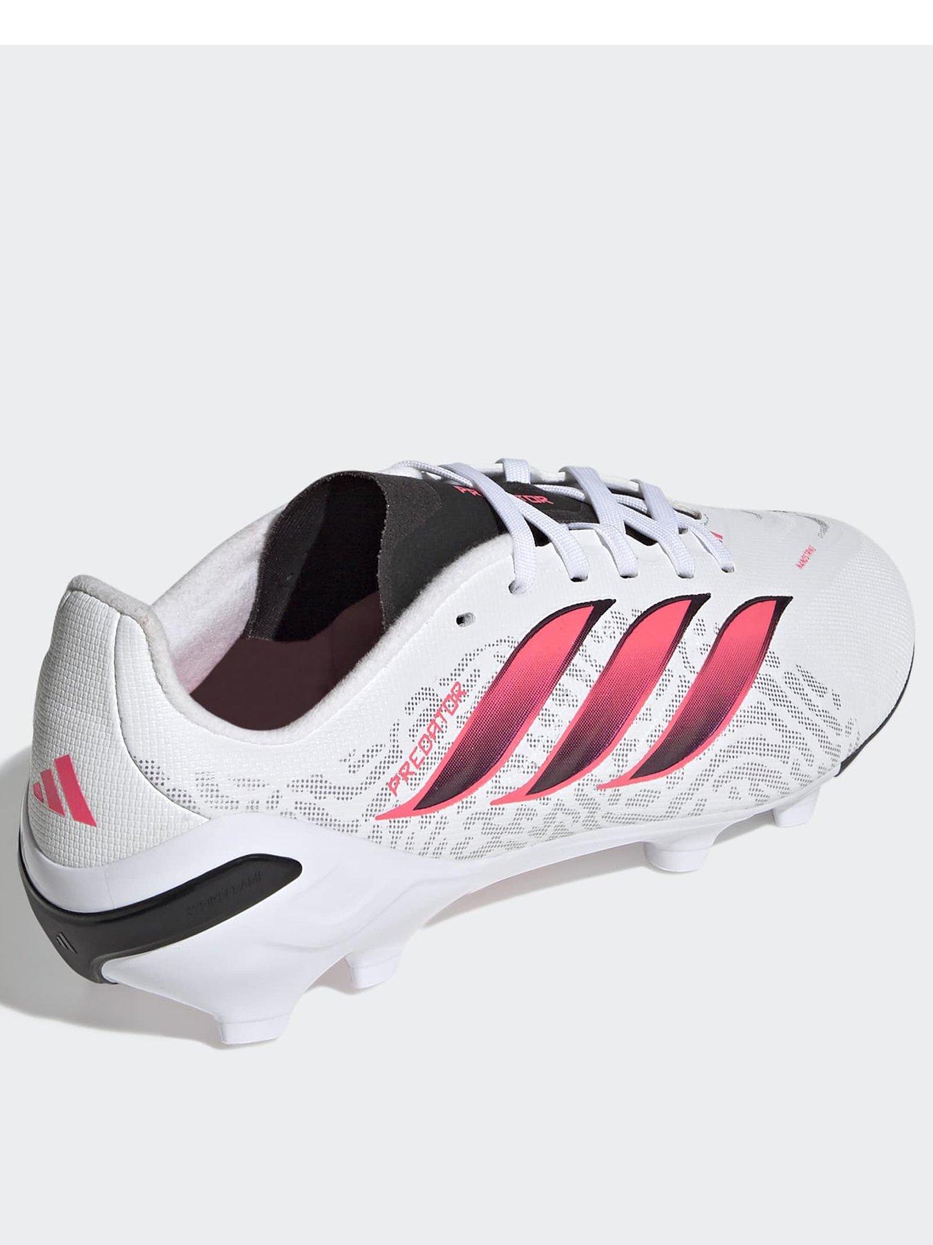 Image 3 of 6 of adidas Junior Predator League Firm Ground Football Boots - White