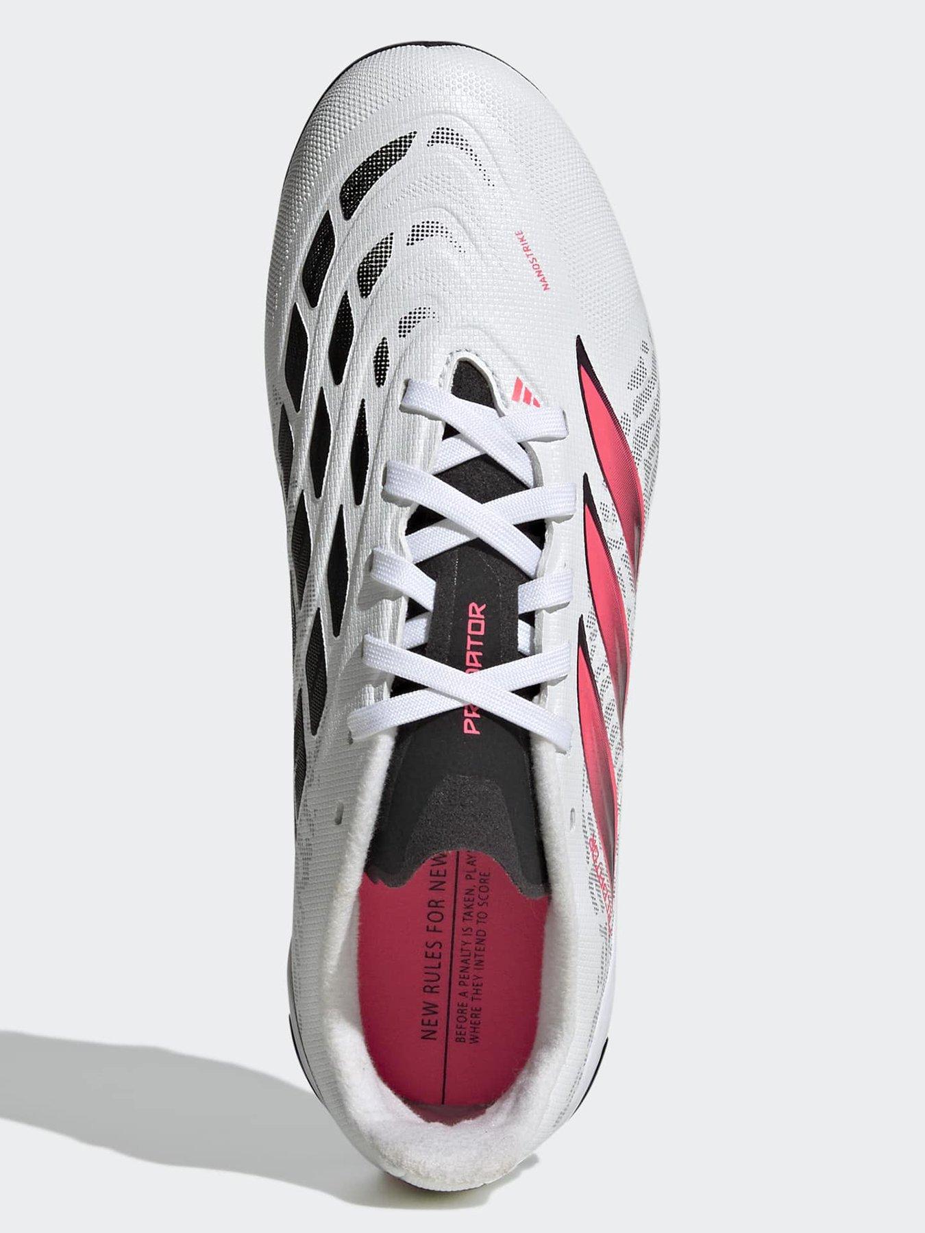 Image 4 of 6 of adidas Junior Predator League Firm Ground Football Boots - White