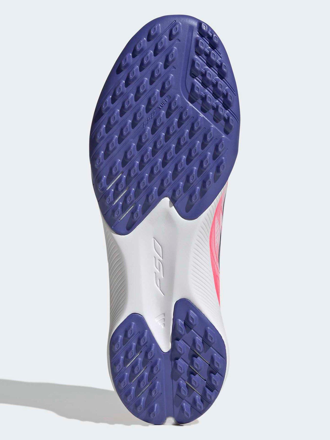 Image 5 of 7 of adidas Junior F50 Hyperfast League Astro Turf Football Boots - White