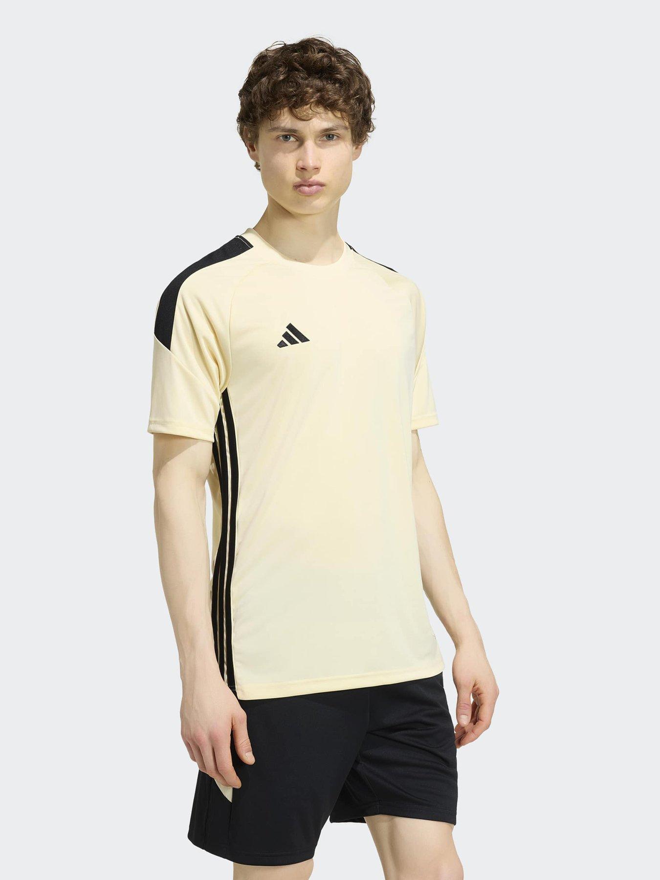 adidas Mens Football Tiro Essentials Jersey - Beige