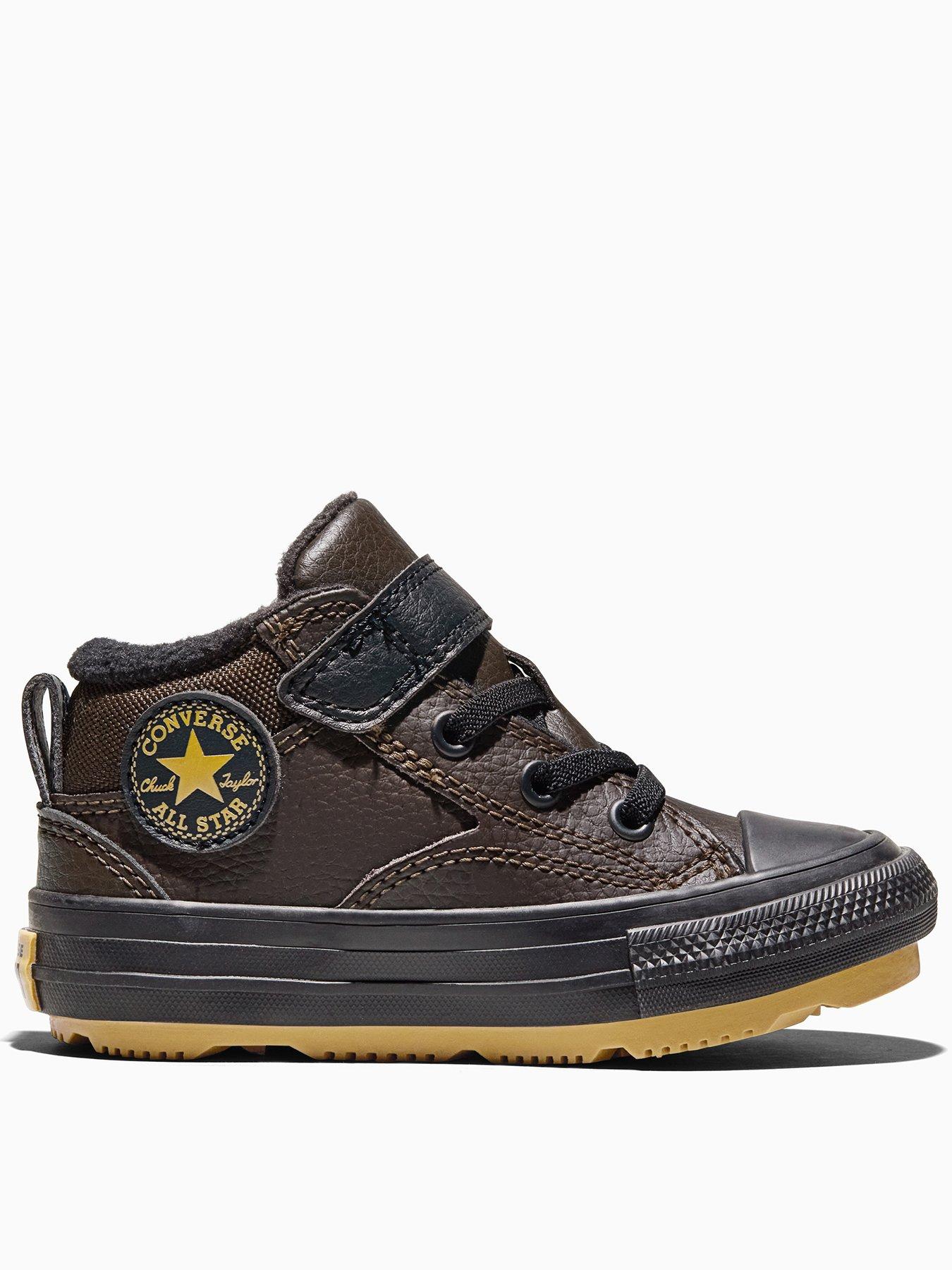 Converse Infant Seasonal Color Chuck Taylor All Star Malden Street Boot Trainers - Brown