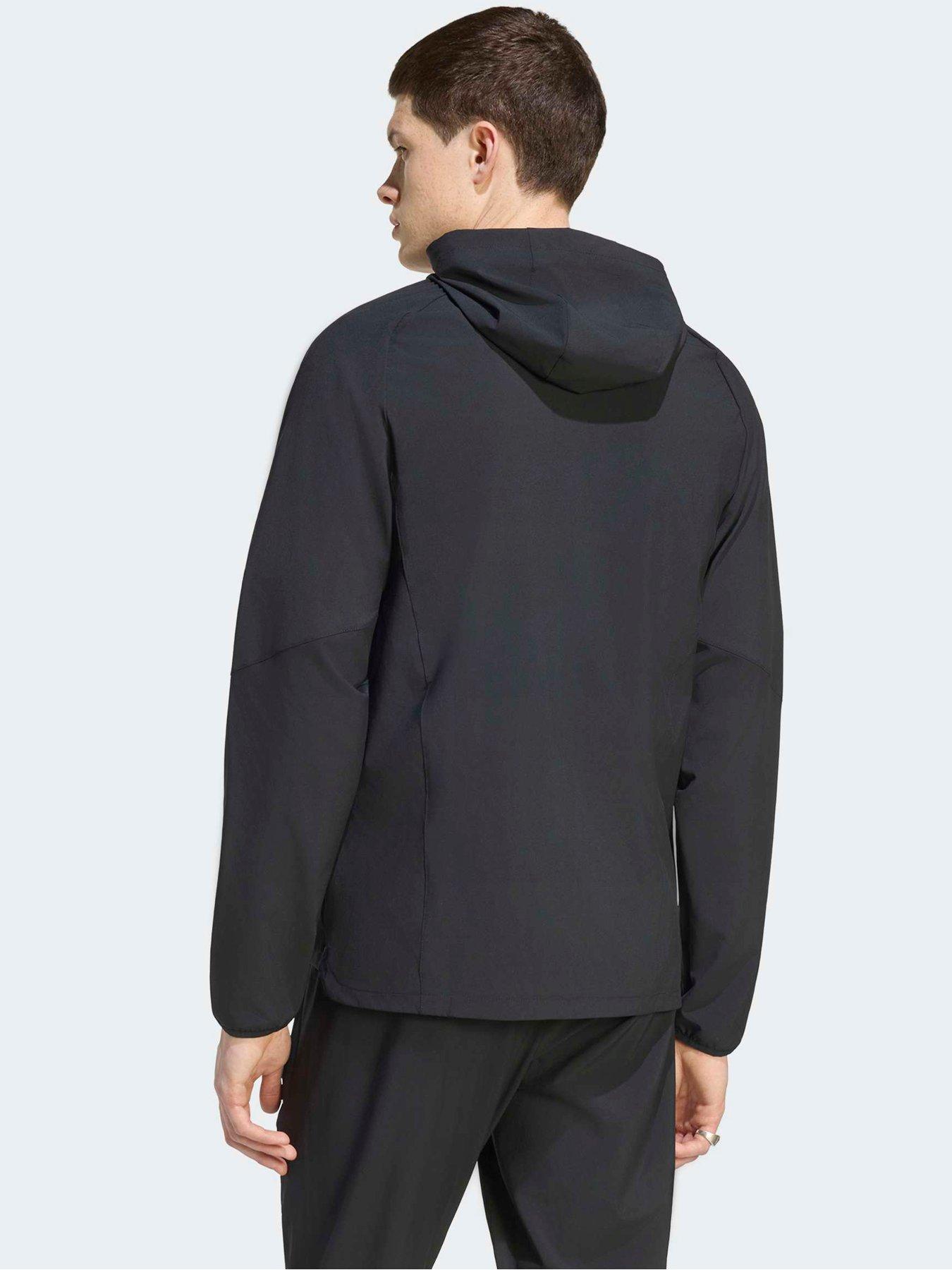 Image 2 of 5 of adidas Mens Liverpool Fc Tiro Travel Full Zip Windbreaker - Black