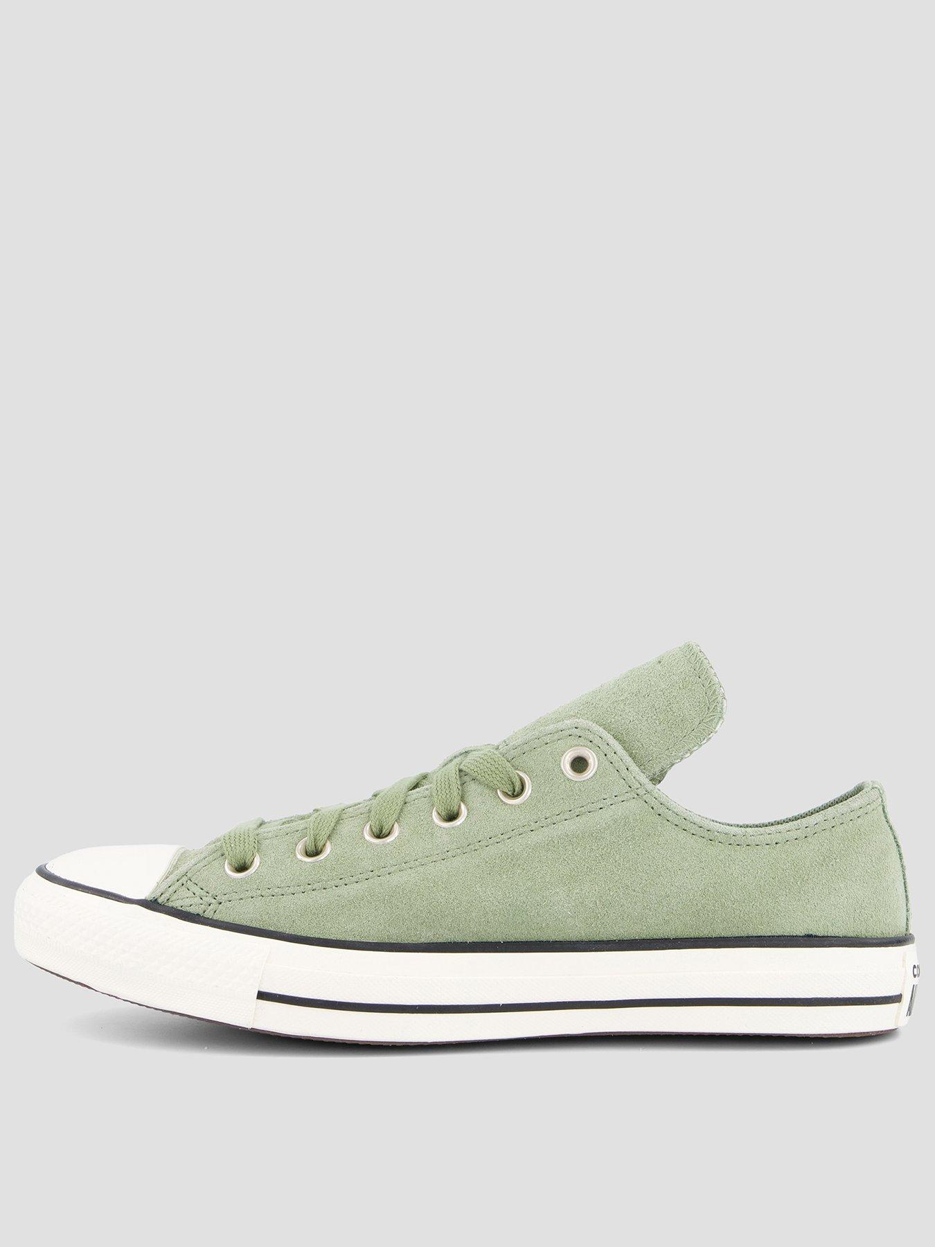 Converse Unisex Suede Chuck Taylor All Star Trainers - Green