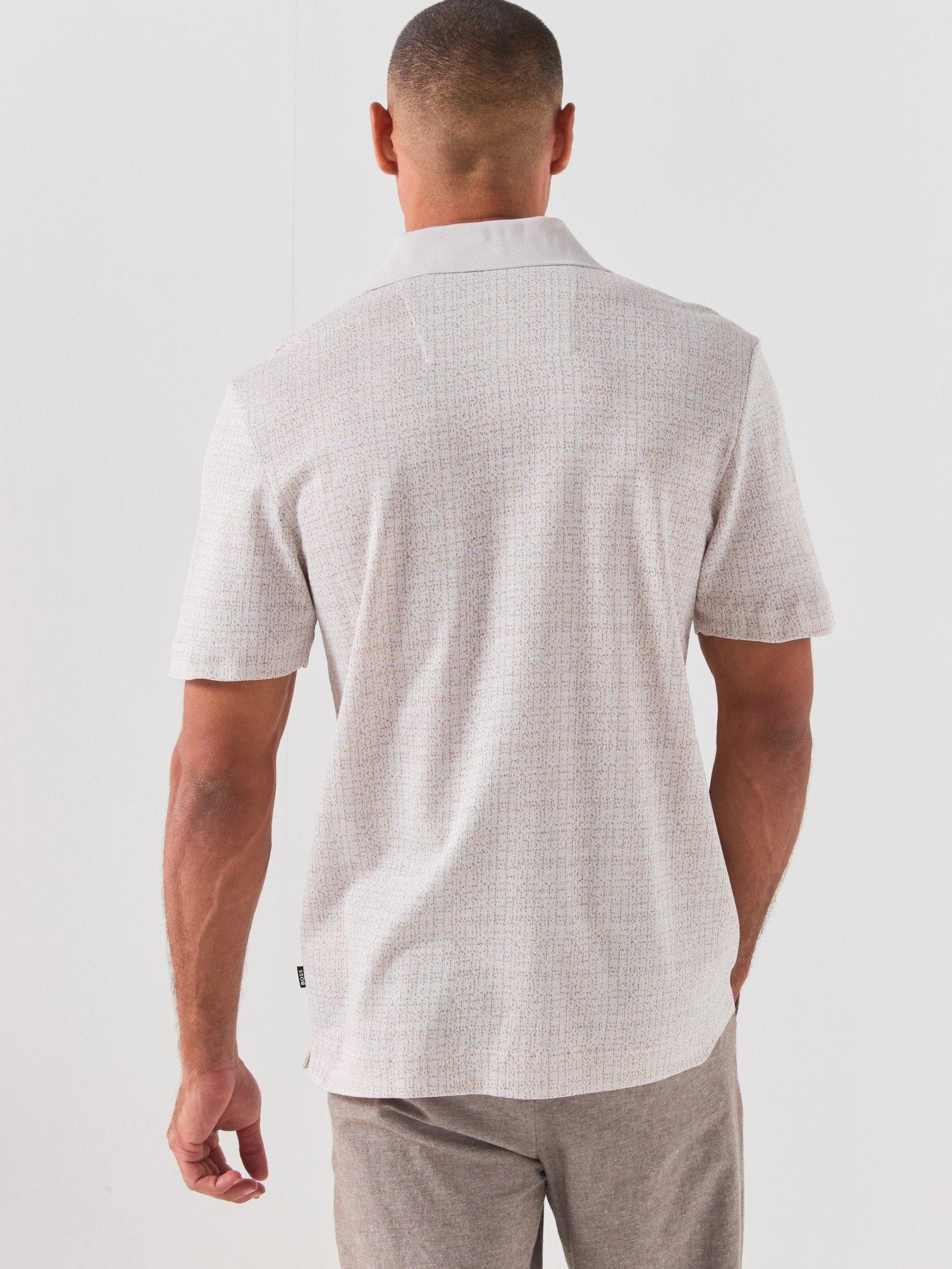 Image 2 of 6 of BOSS H-Pack 181 All Over Print Polo Shirt - Open White