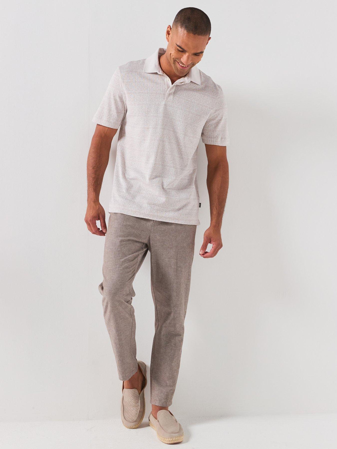 Image 3 of 6 of BOSS H-Pack 181 All Over Print Polo Shirt - Open White