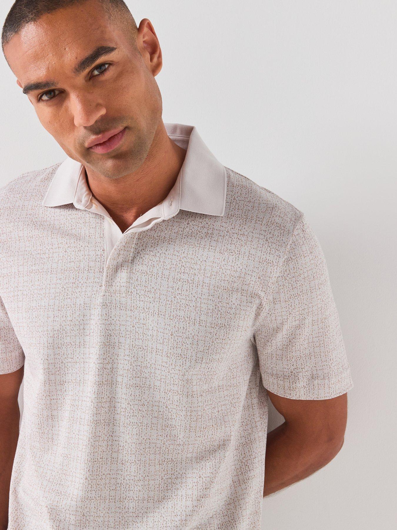 Image 4 of 6 of BOSS H-Pack 181 All Over Print Polo Shirt - Open White