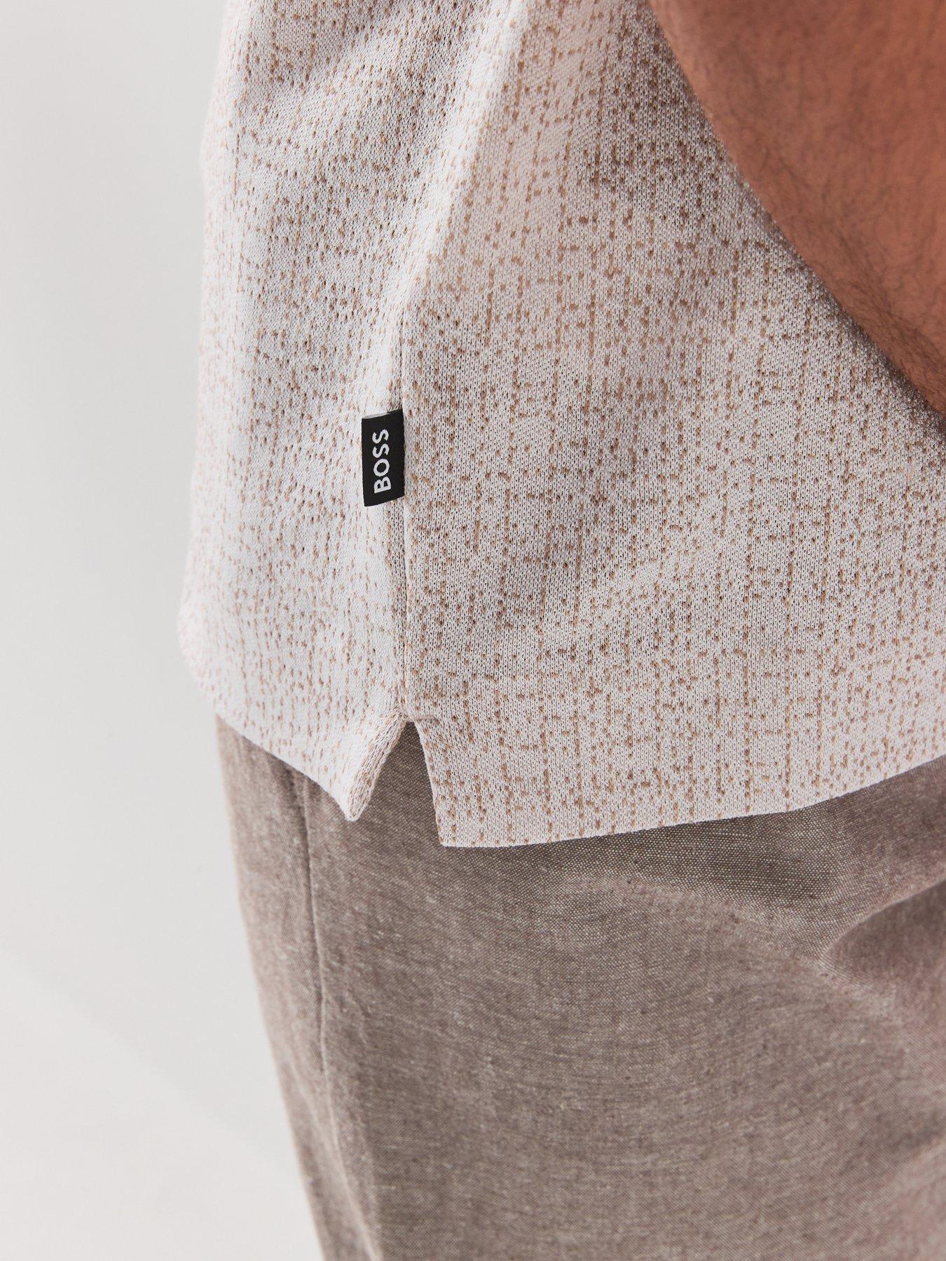 Image 5 of 6 of BOSS H-Pack 181 All Over Print Polo Shirt - Open White