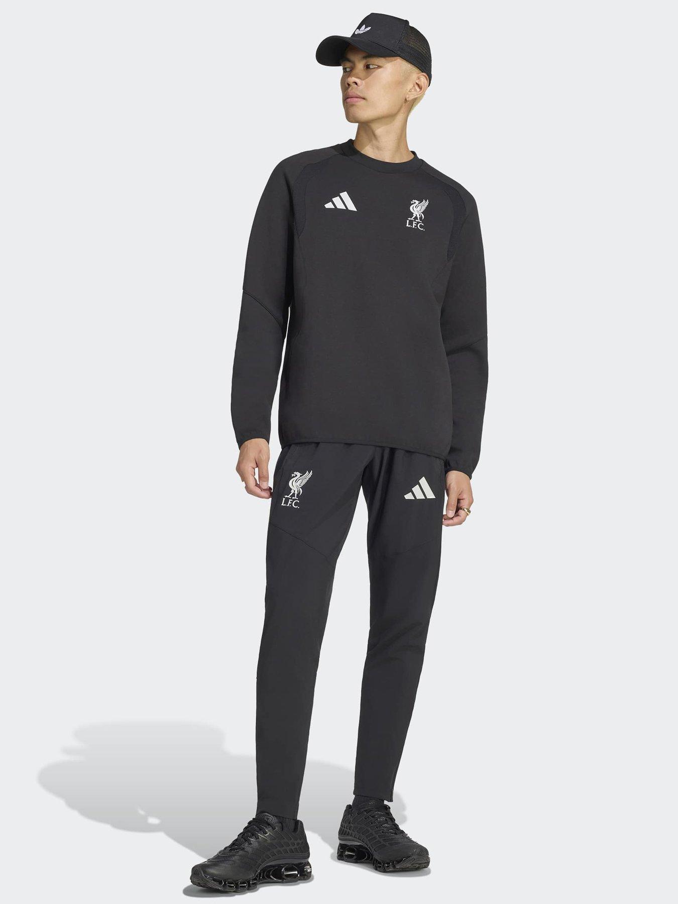 Image 3 of 5 of adidas Mens Liverpool FC Tiro Travel Sweatshirt - Black