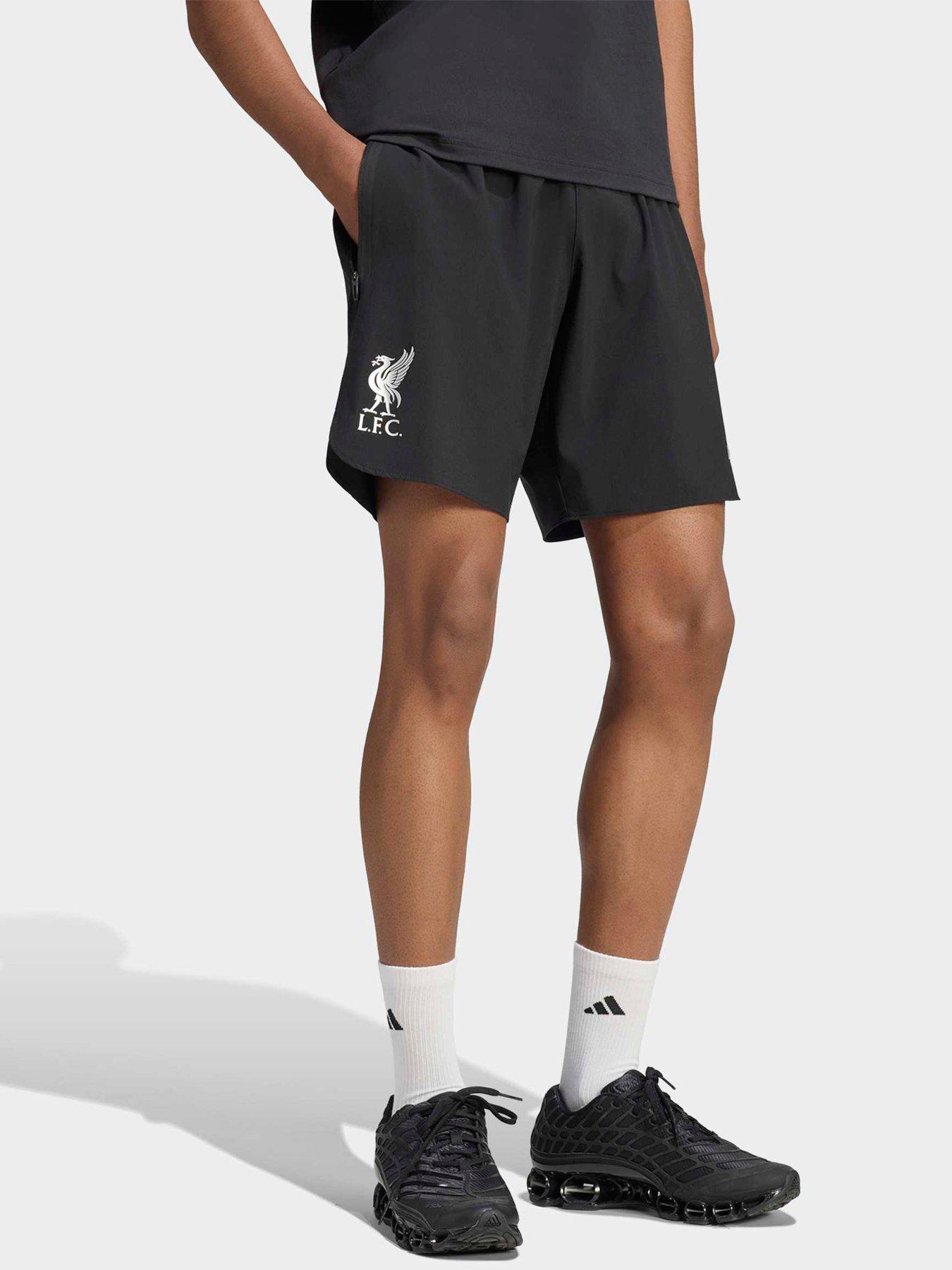 Image 1 of 5 of adidas Mens Liverpool FC Tiro Travel Shorts - Black