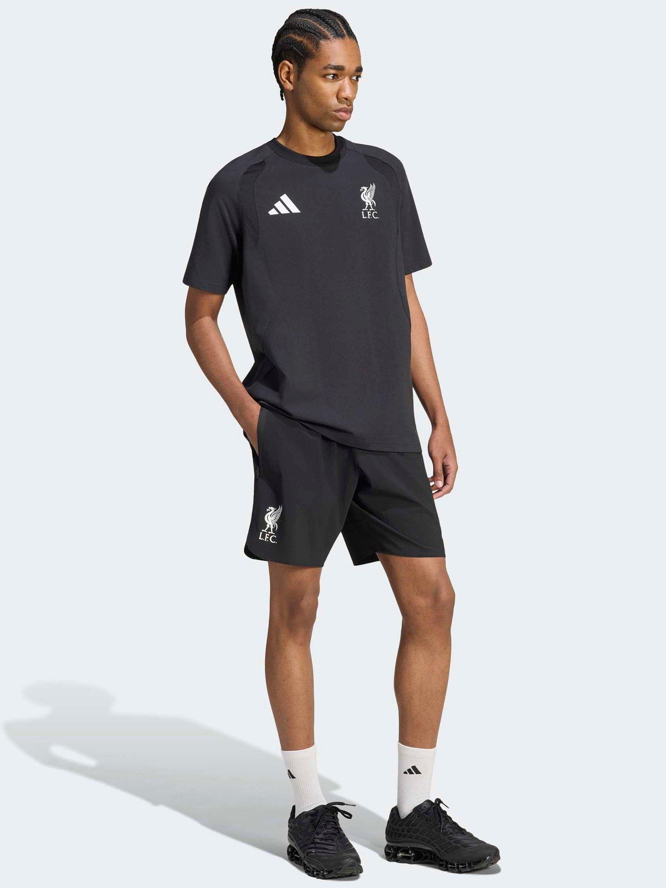 Image 3 of 5 of adidas Mens Liverpool FC Tiro Travel Shorts - Black