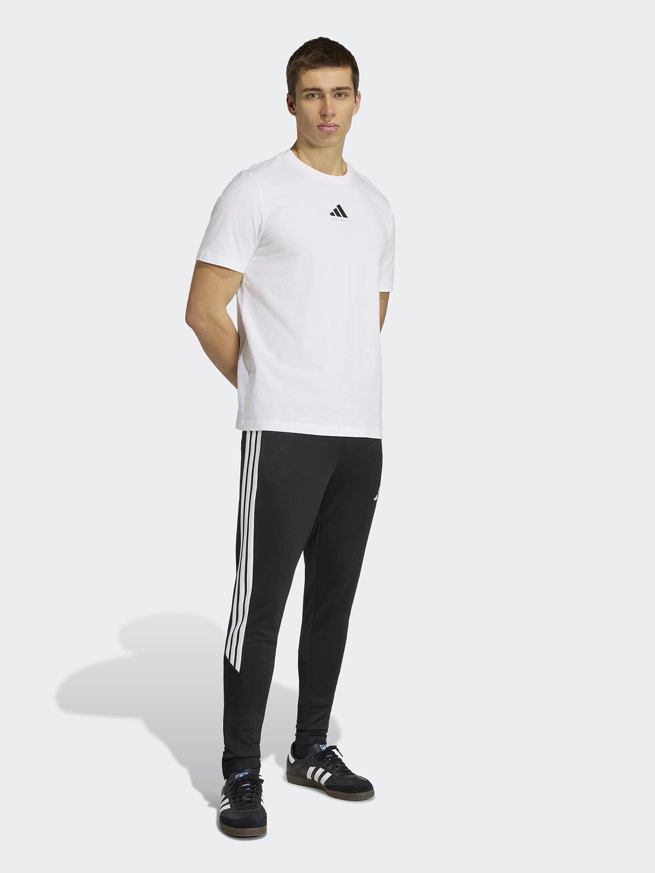 Image 3 of 5 of adidas Mens Football Graphic T-Shirt - White