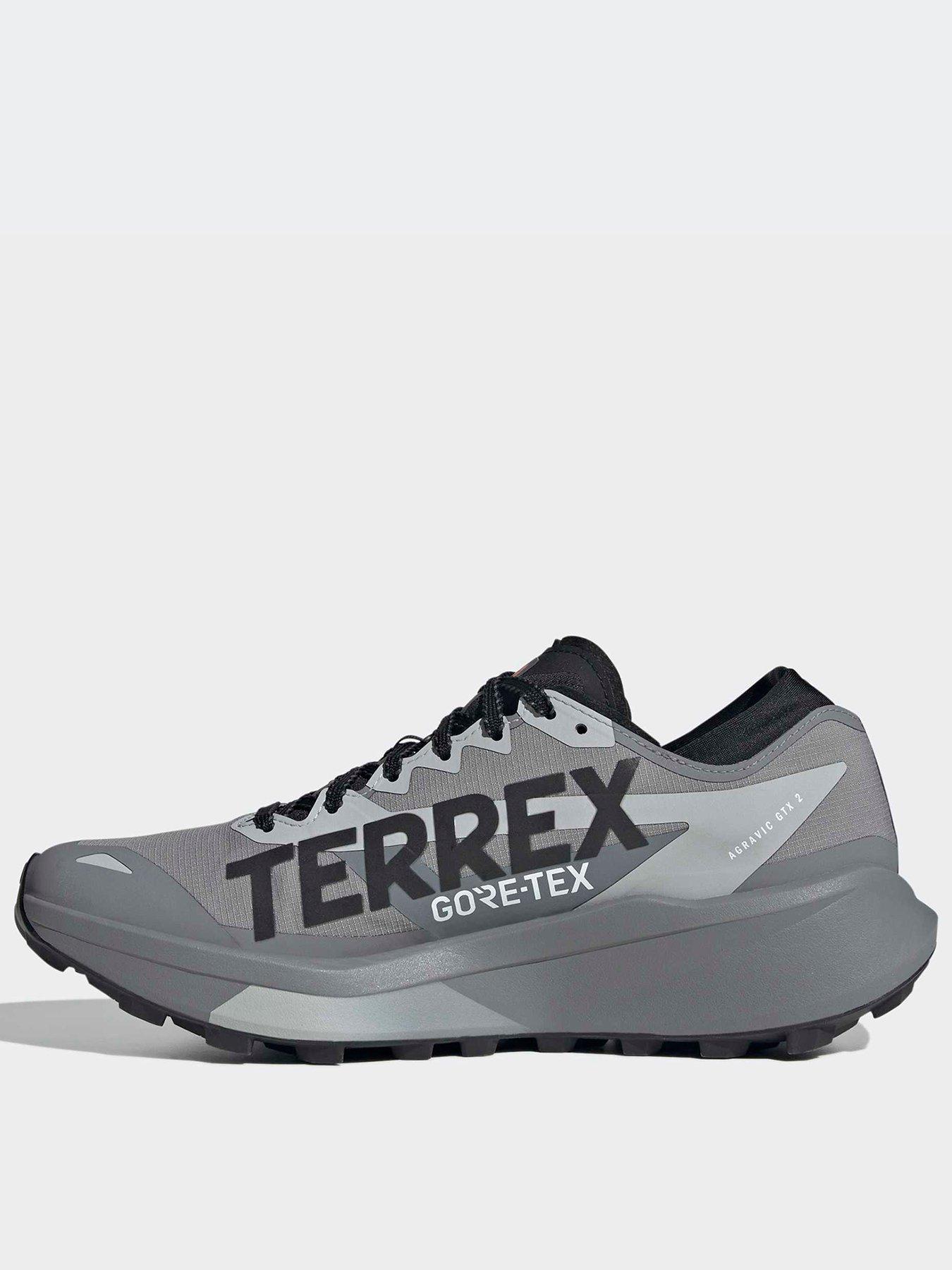 Image 1 of 6 of adidas Terrex Mens Trail Running Agravic Goretex 2 Trainers - Grey