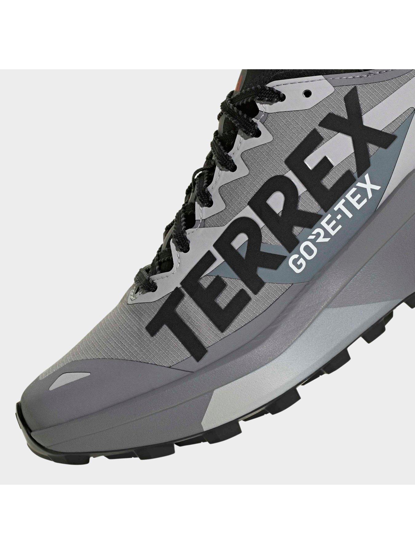 Image 5 of 6 of adidas Terrex Mens Trail Running Agravic Goretex 2 Trainers - Grey
