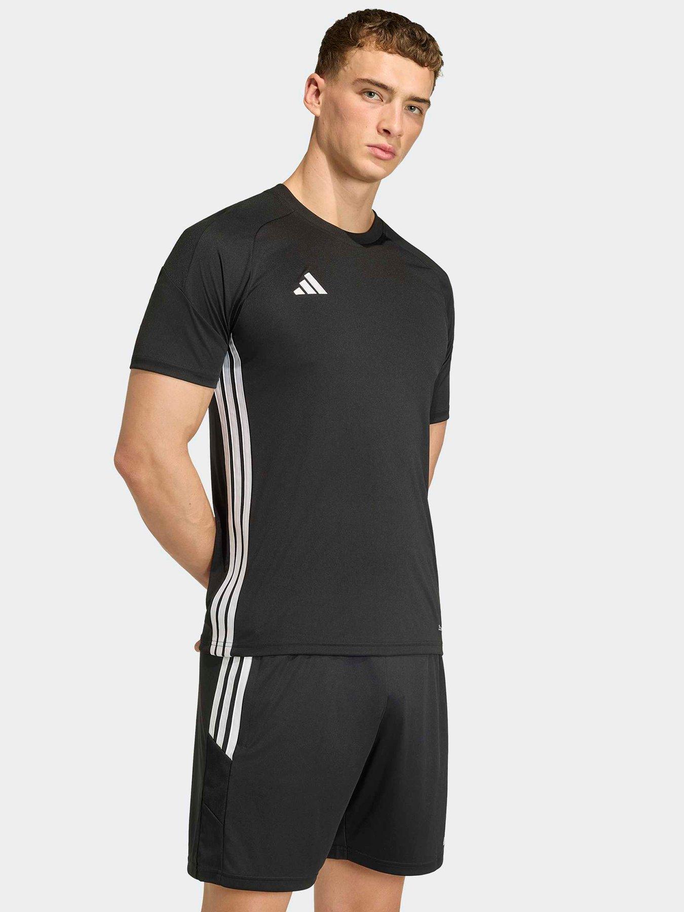 Image 1 of 5 of adidas Mens Tiro Essentials Tee - Black/white