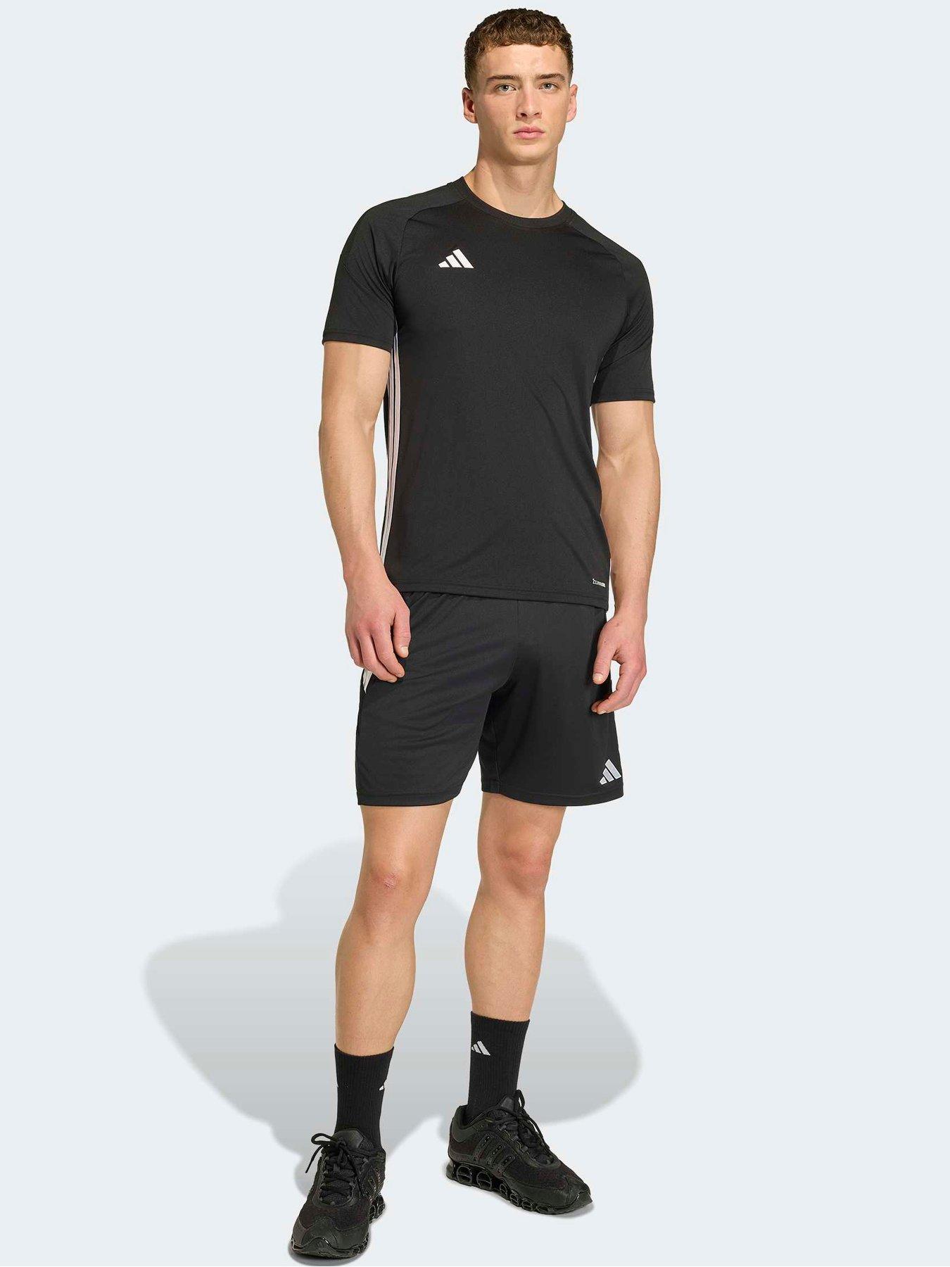 Image 3 of 5 of adidas Mens Tiro Essentials Tee - Black/white