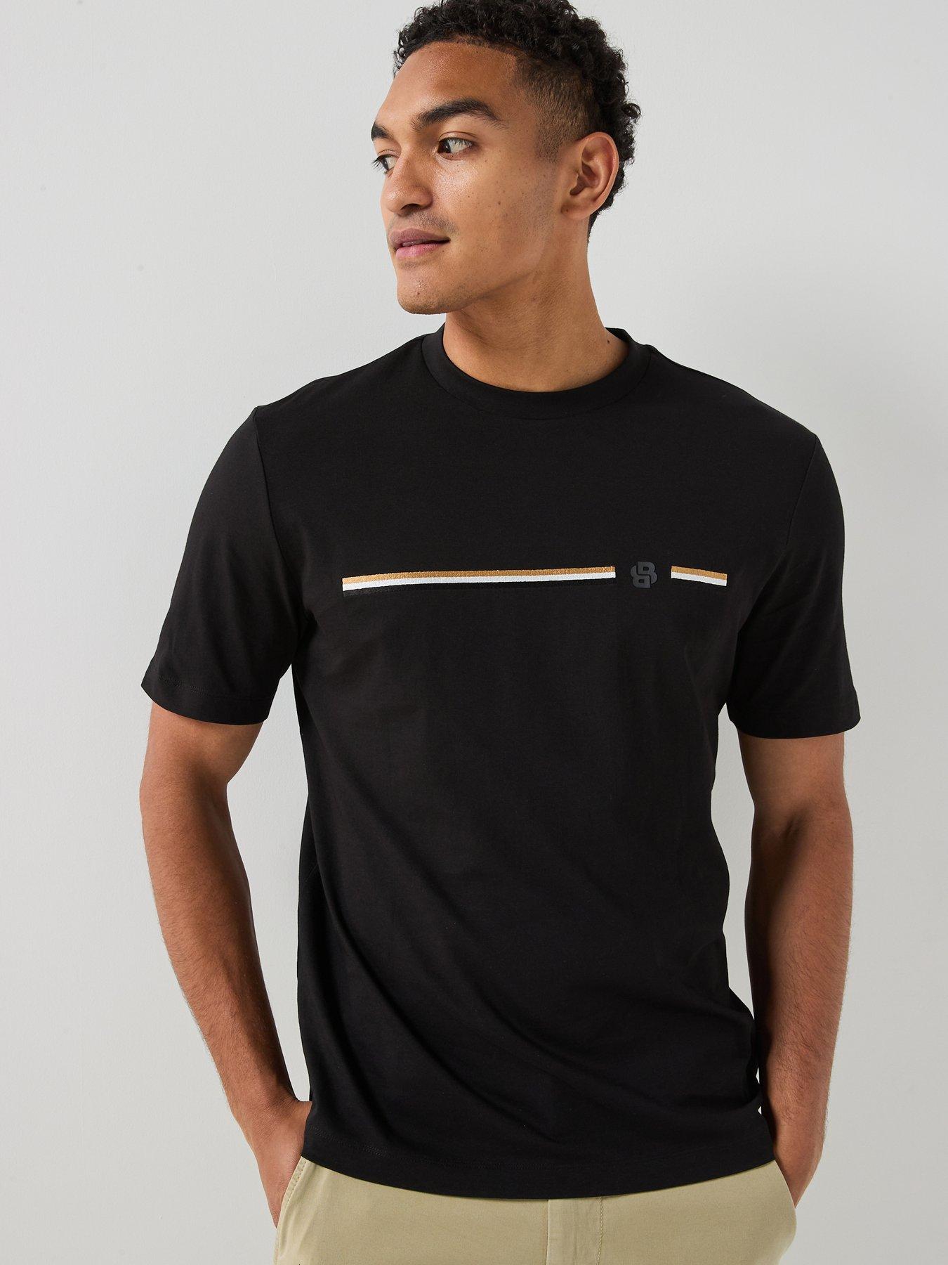BOSS Emblem Logo T-Shirt - Black