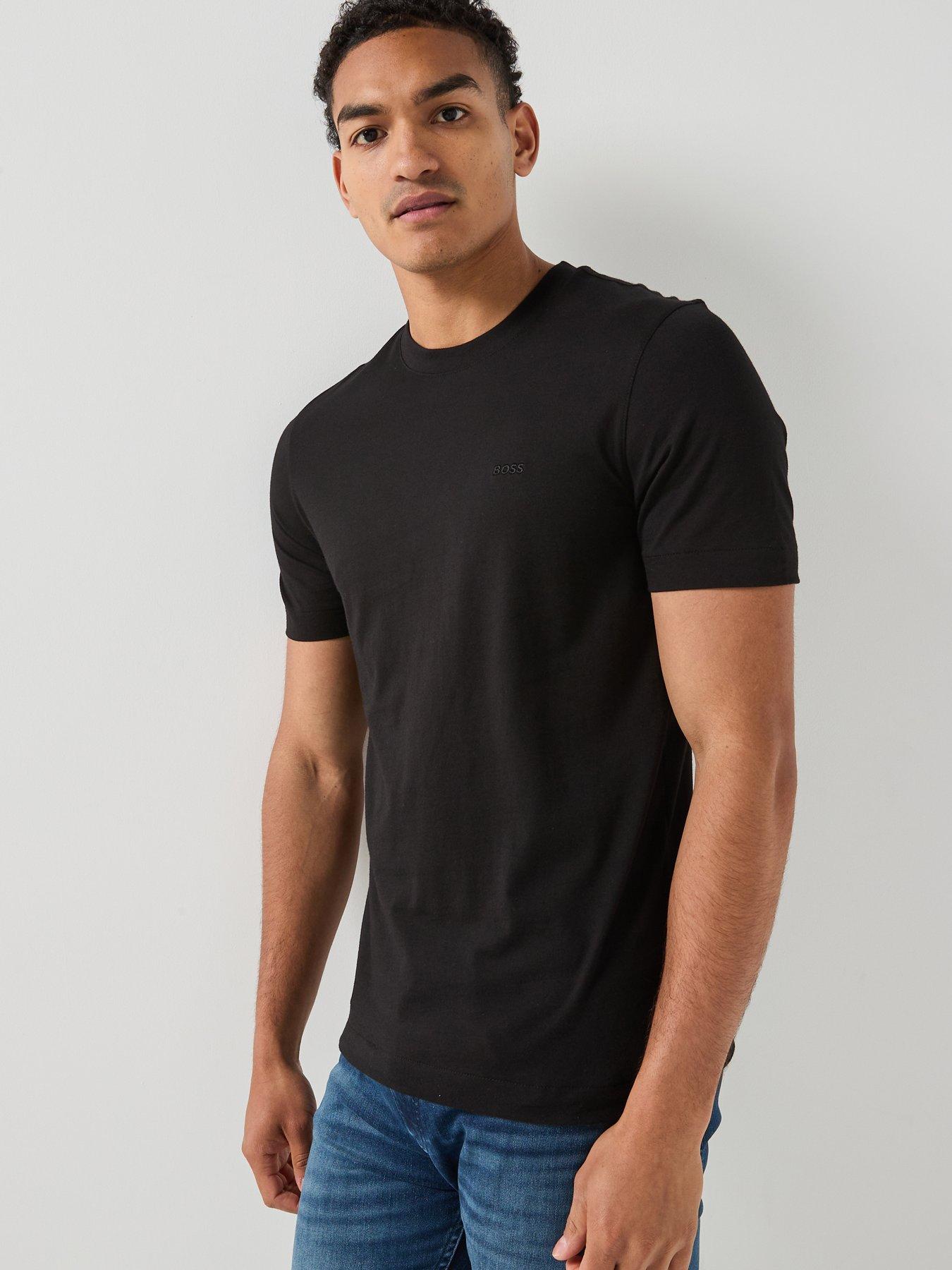 BOSS Small Left Chest Logo T-Shirt - Black