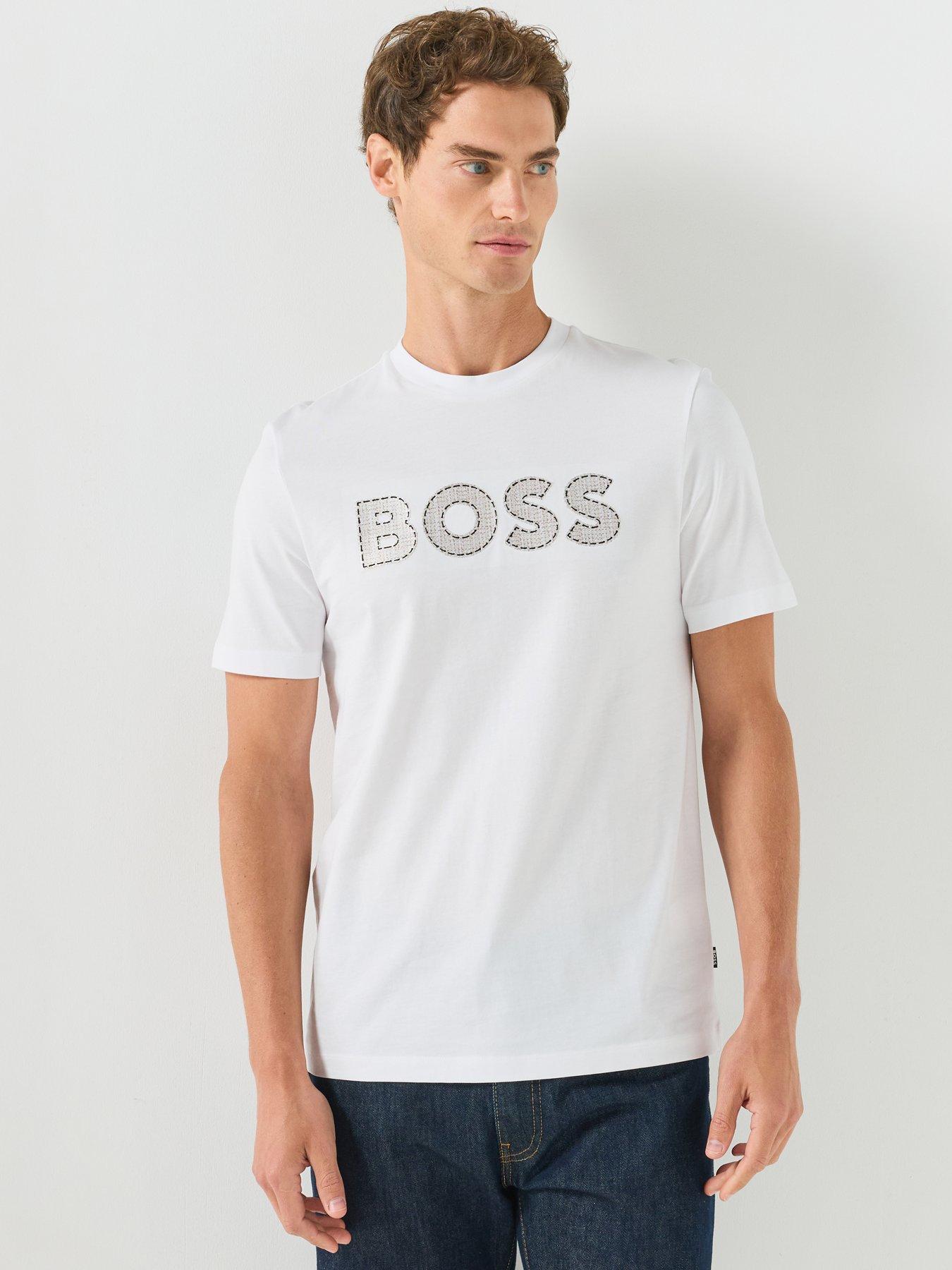 BOSS Boss C-thompson 89 Overlay Logo T-shirt - White