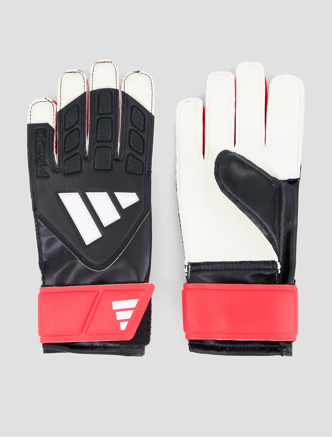 Image 1 of 4 of adidas Junior Football Predator Training Goal Keeper Gloves - White