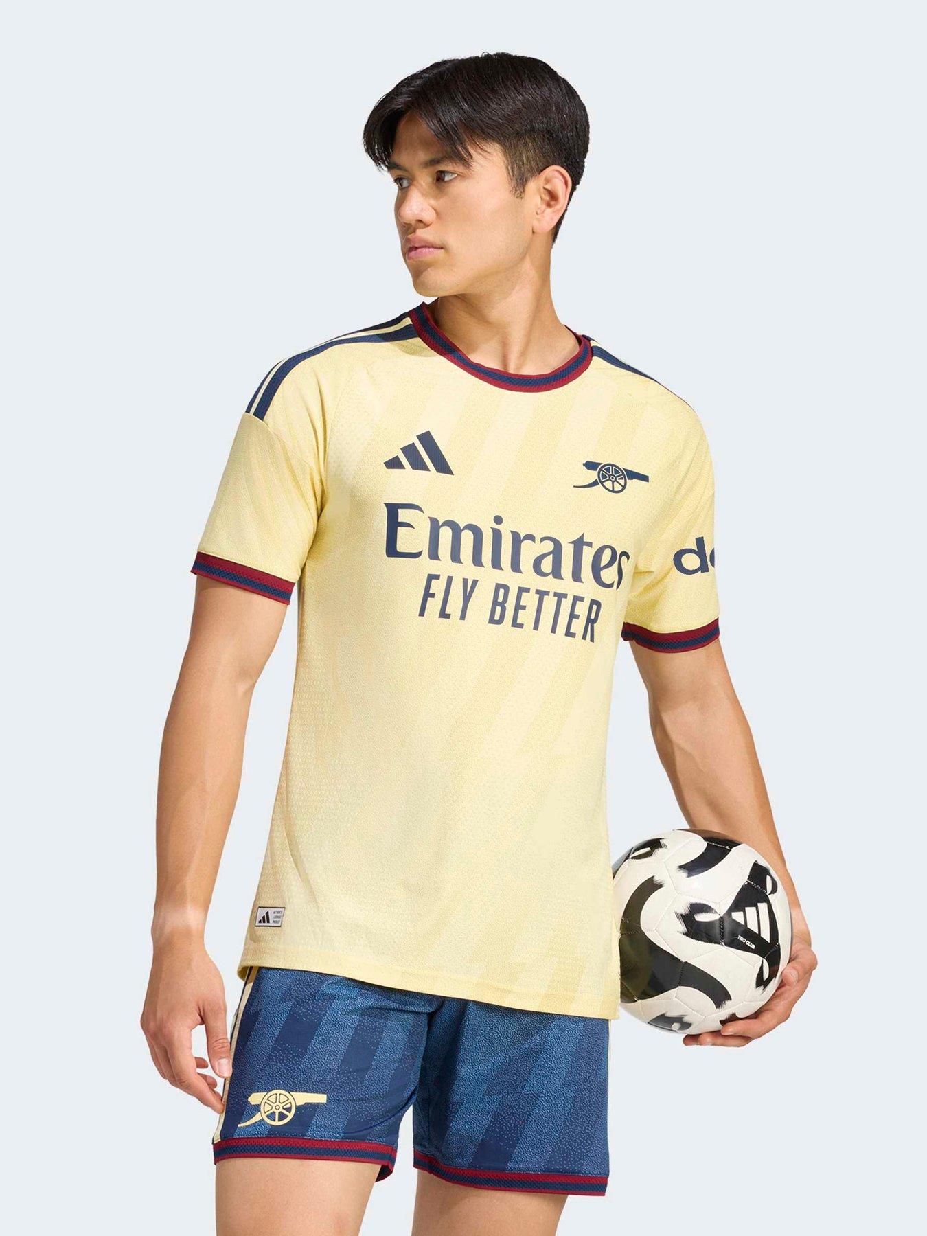 adidas Mens Arsenal Fc 26/27 Third Authentic Replica Shirt - Yellow