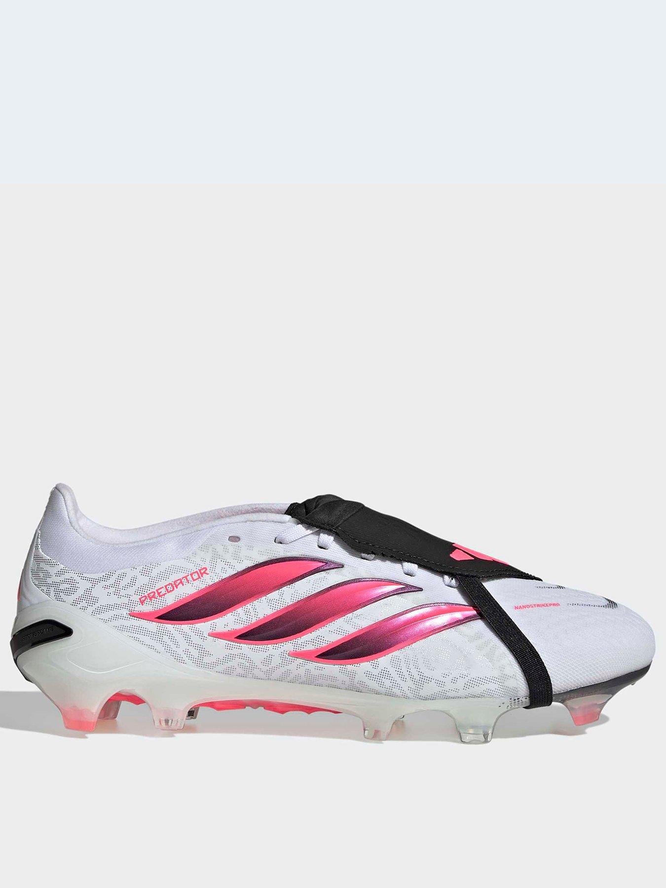 adidas Mens Predator Pro Folded Tongue Firm Ground Football Boots - White
