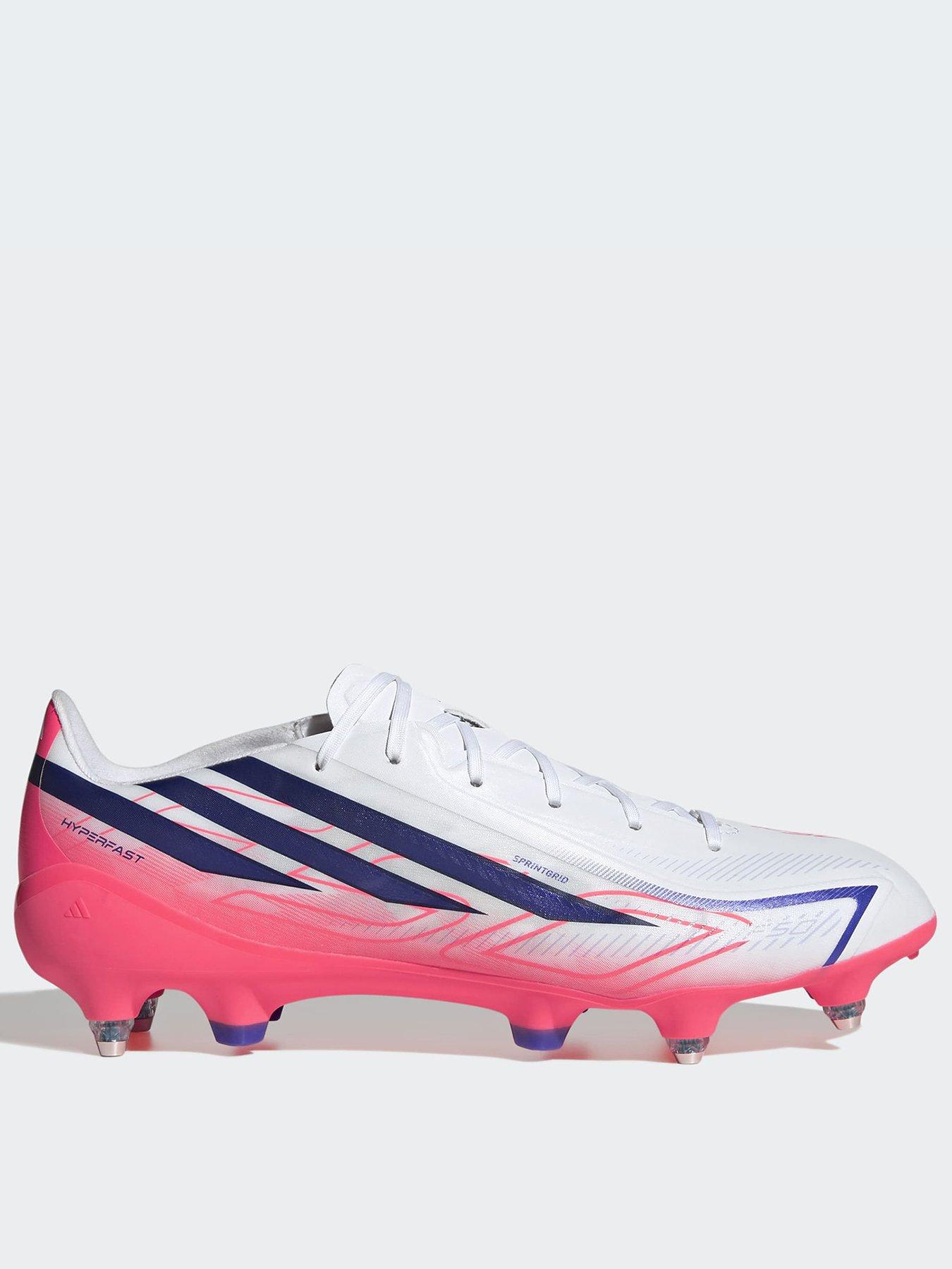 Image 1 of 7 of adidas Mens F50 Hyperfast League Soft Ground Football Boots - White
